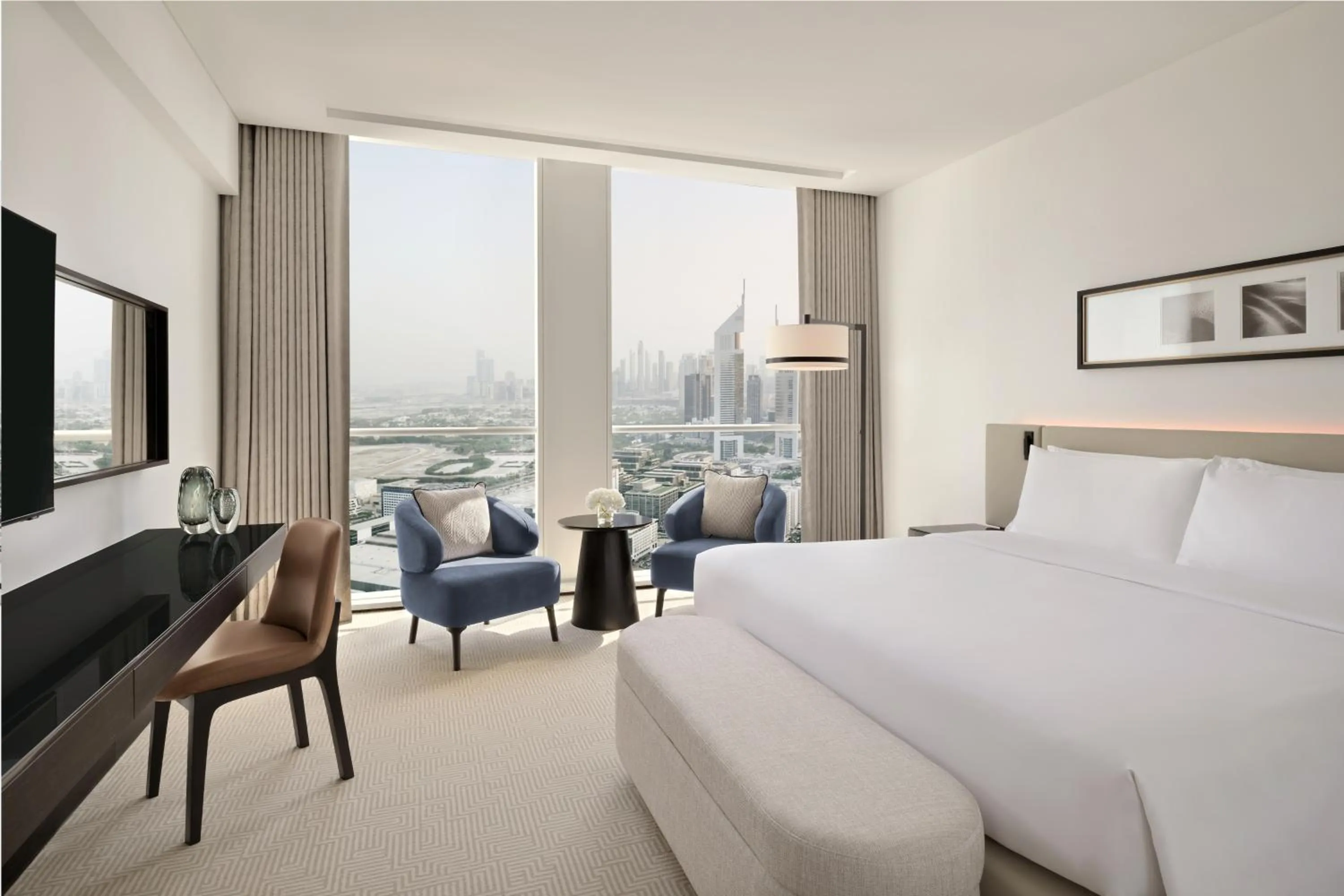 Bed in Sheraton Grand Hotel, Dubai