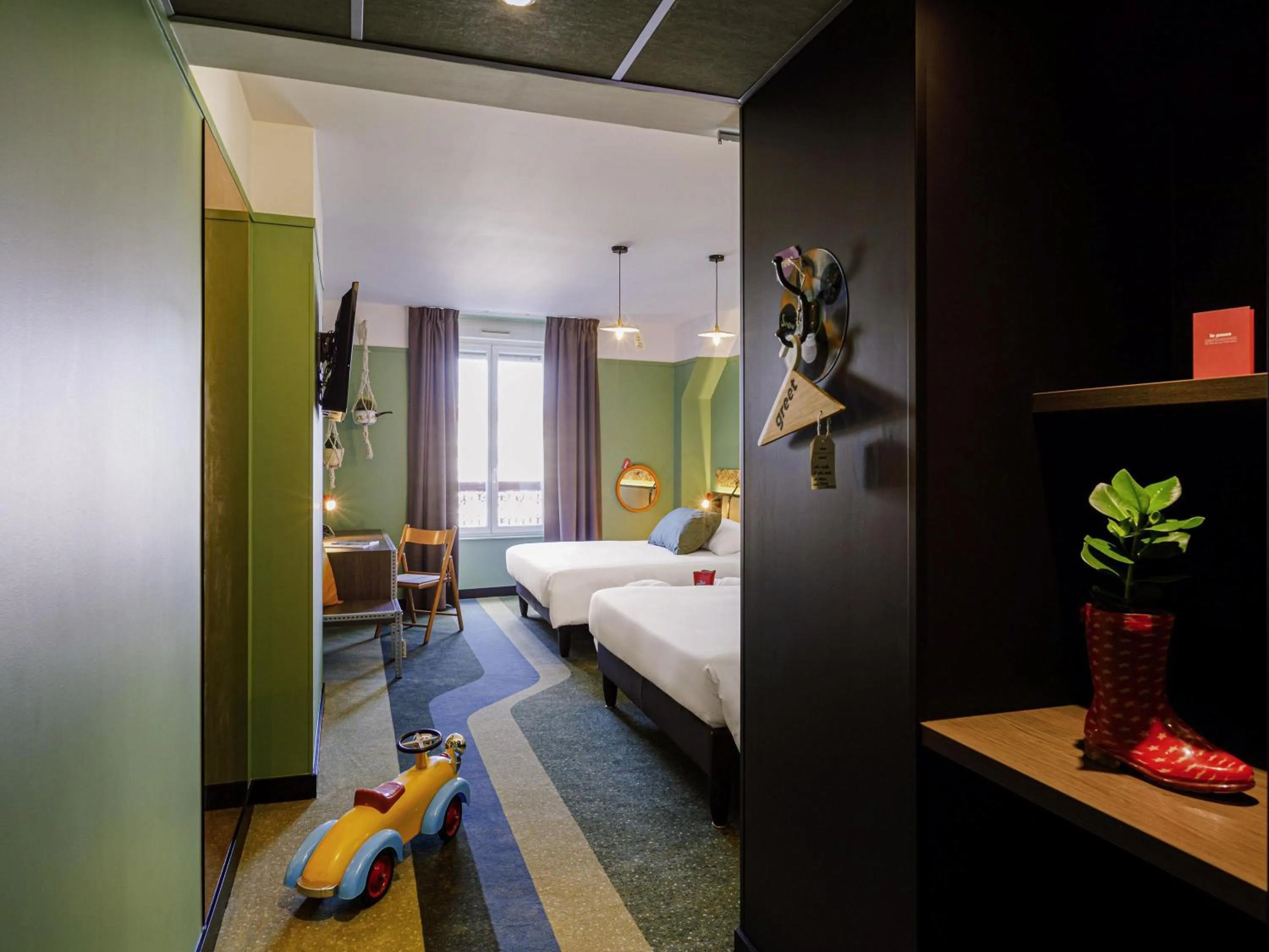 Bedroom, Bed in Greet Hotel Lyon Confluence