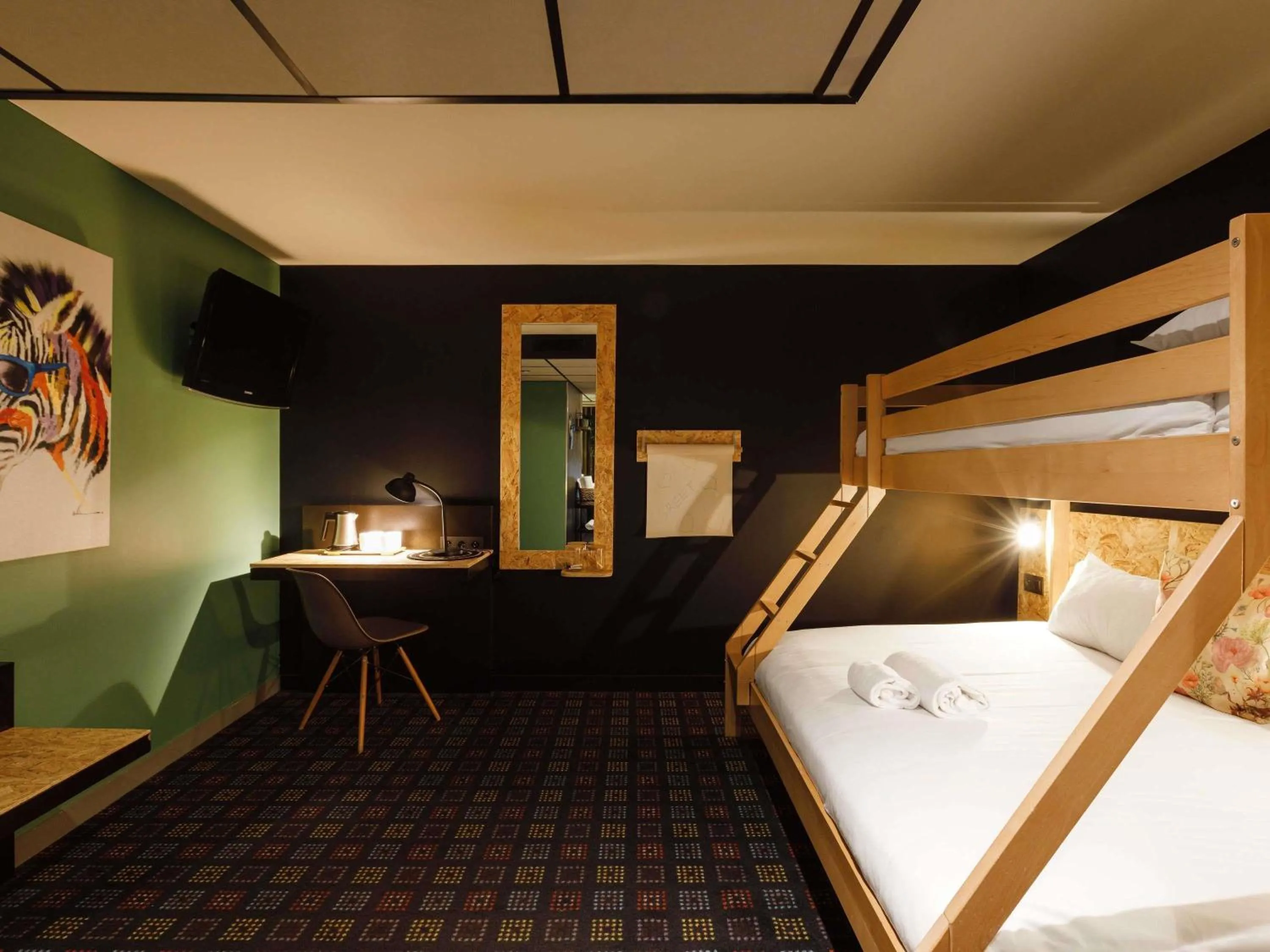 Bedroom, Bed in Greet Hotel Lyon Confluence