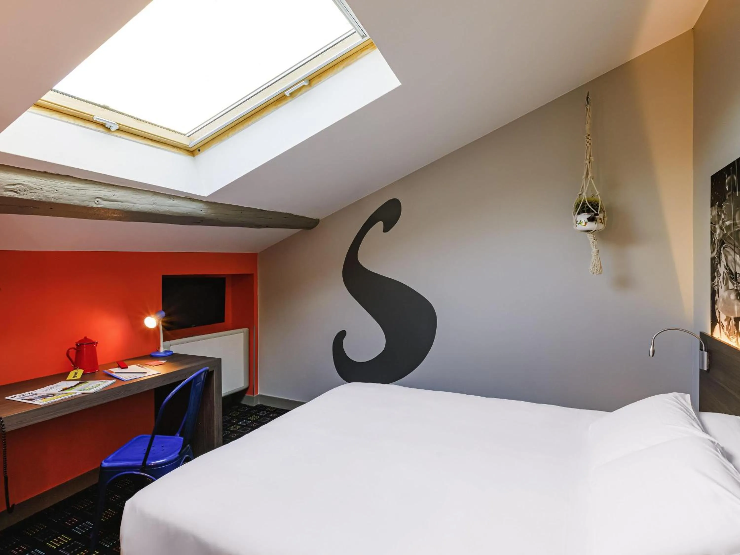 Bedroom, Bed in Greet Hotel Lyon Confluence