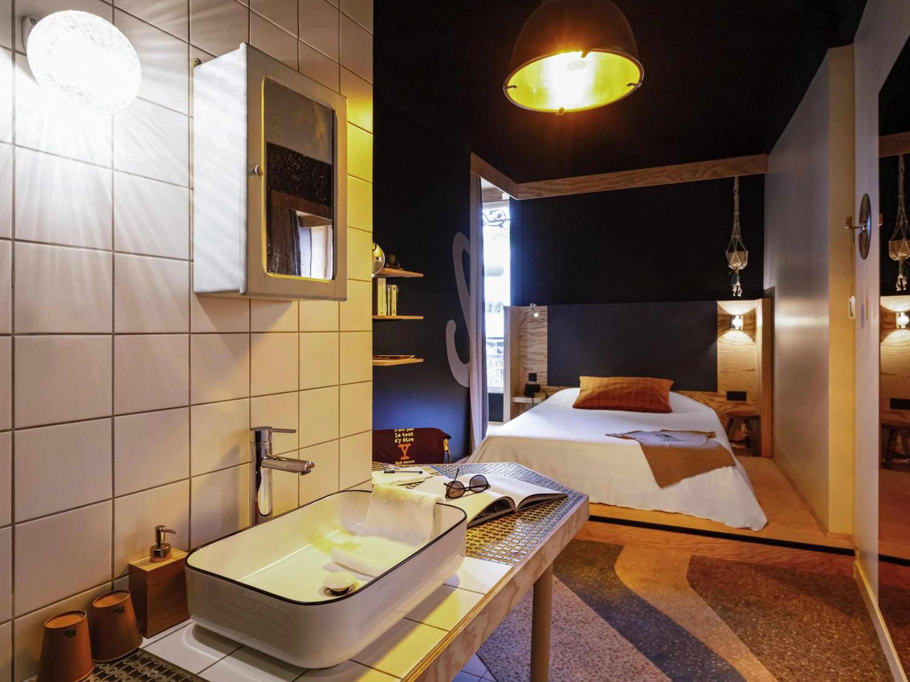 Bedroom, Bed in Greet Hotel Lyon Confluence