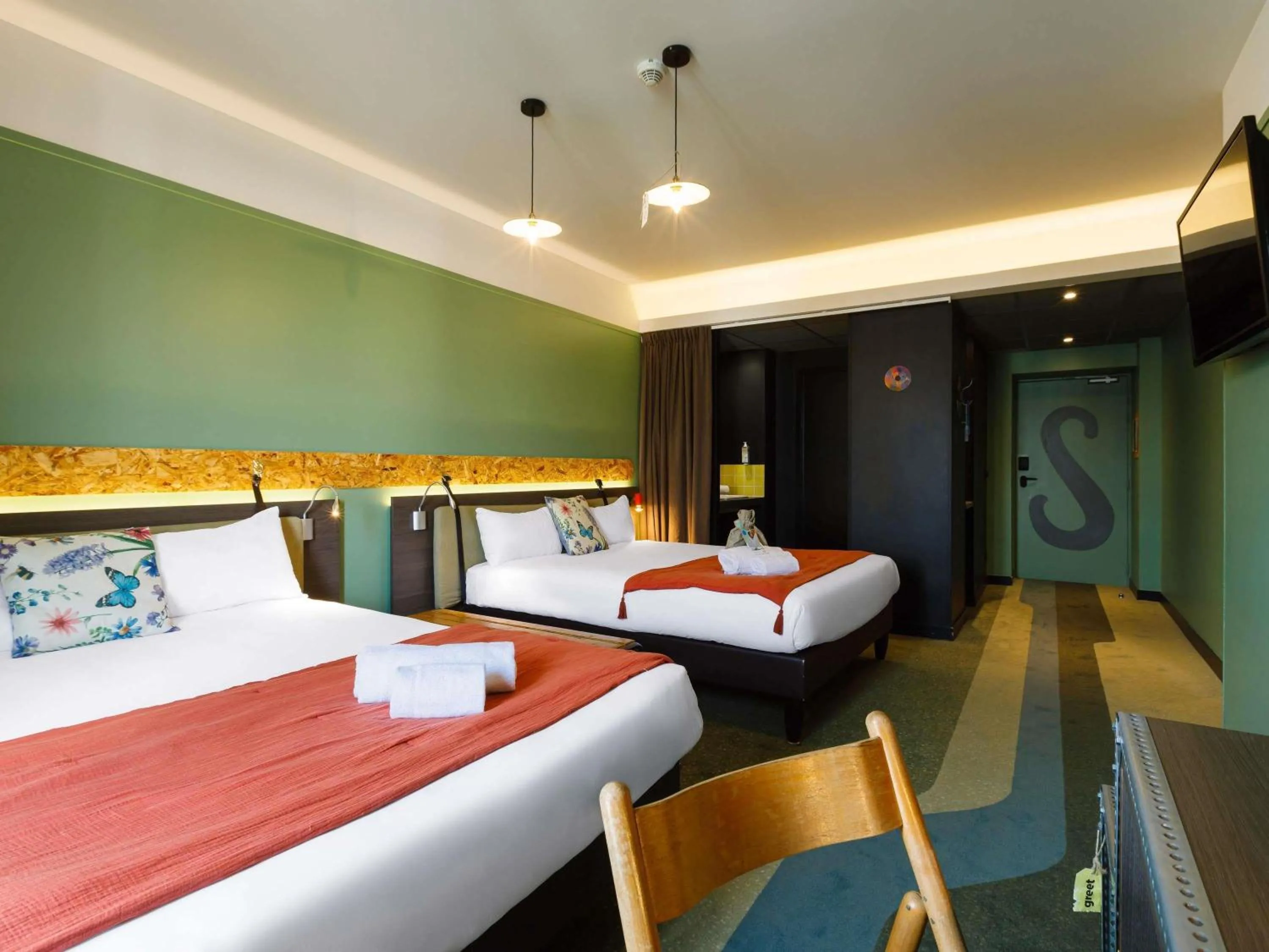 Bedroom, Bed in Greet Hotel Lyon Confluence