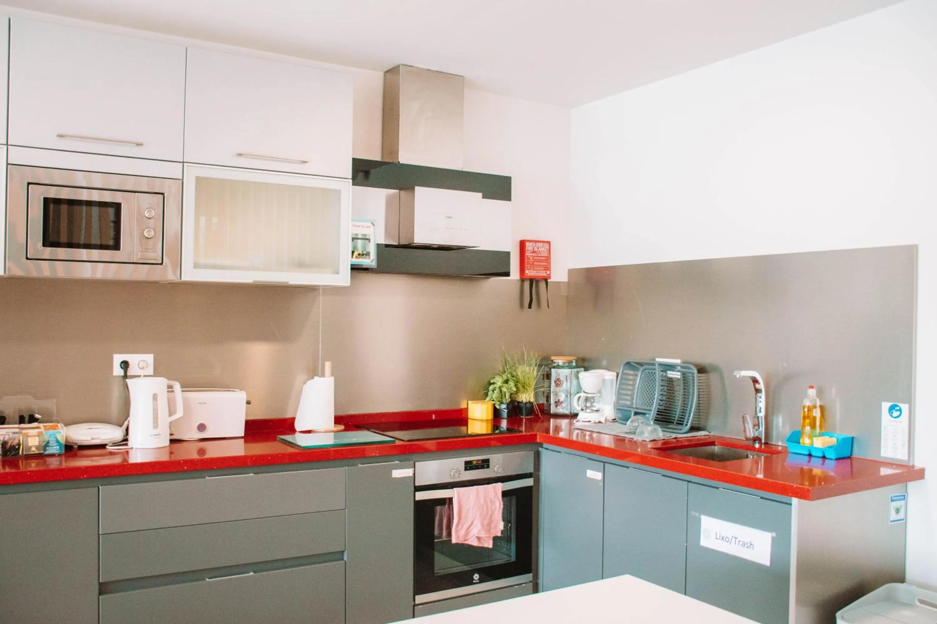 Kitchen or kitchenette in Arca Nova Guest House - Caminha
