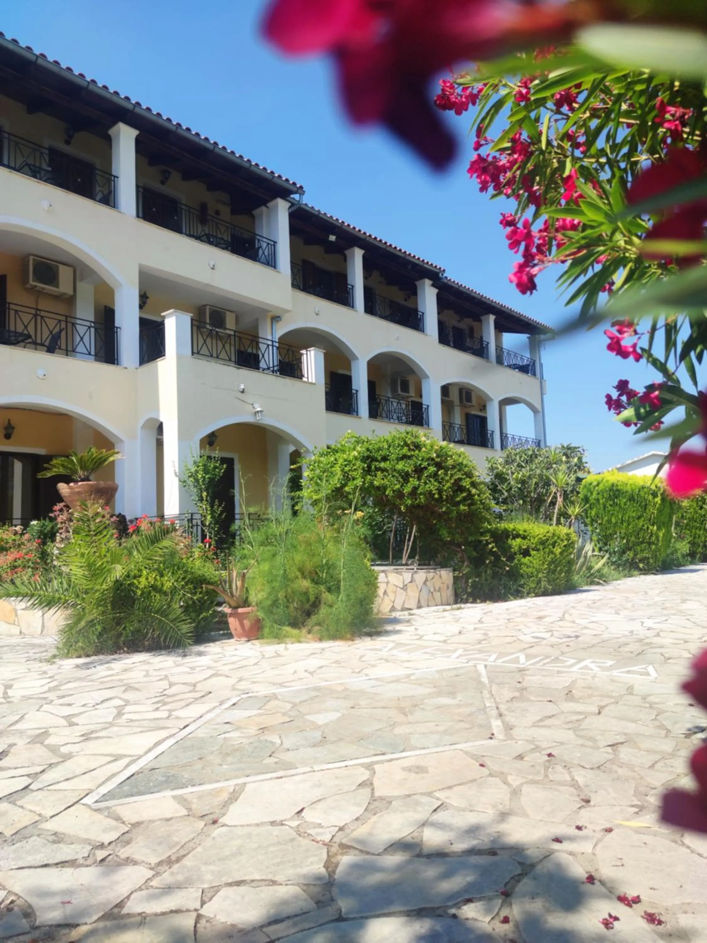Garden in Blue Waves Corfu