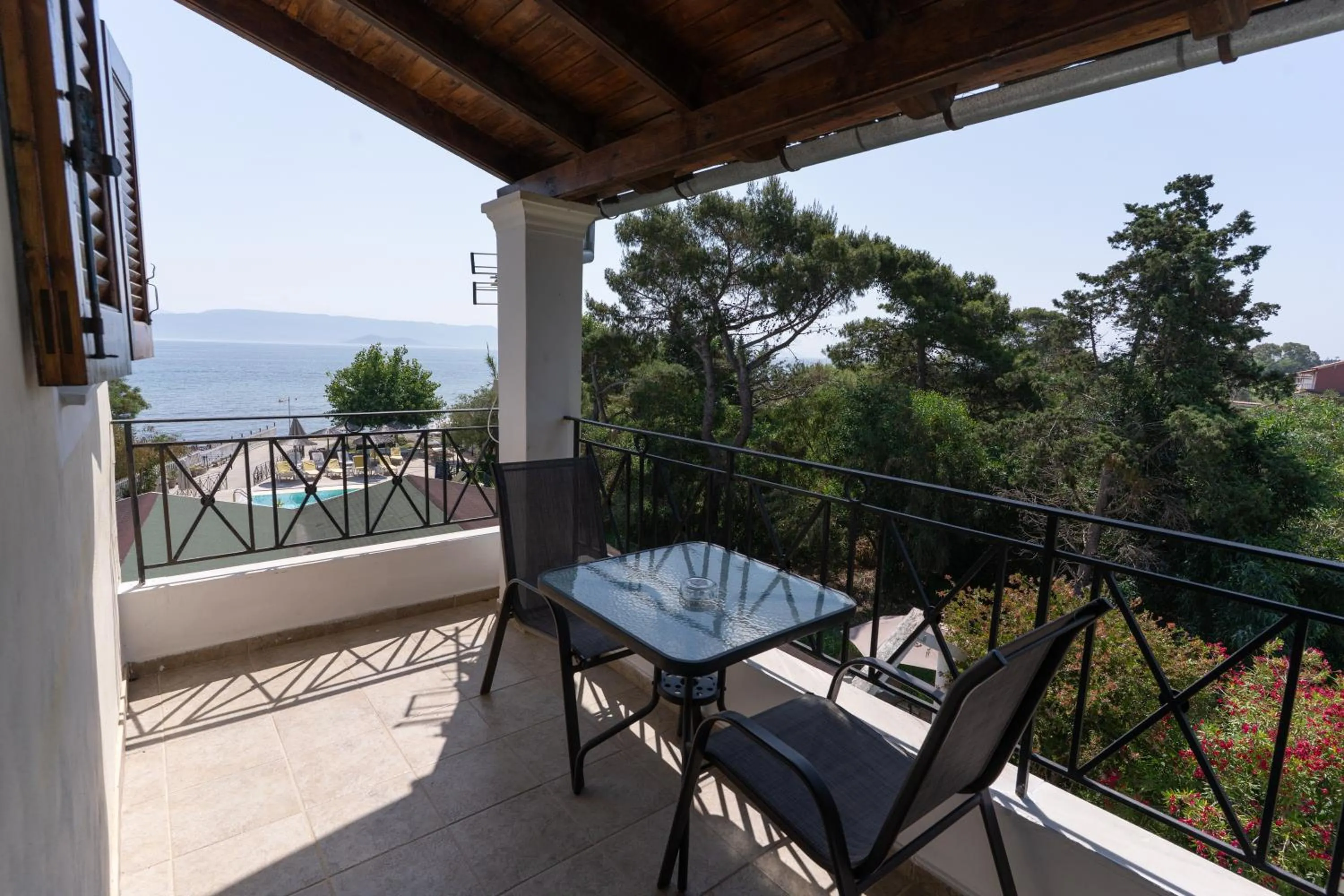 View (from property/room) in Blue Waves Corfu