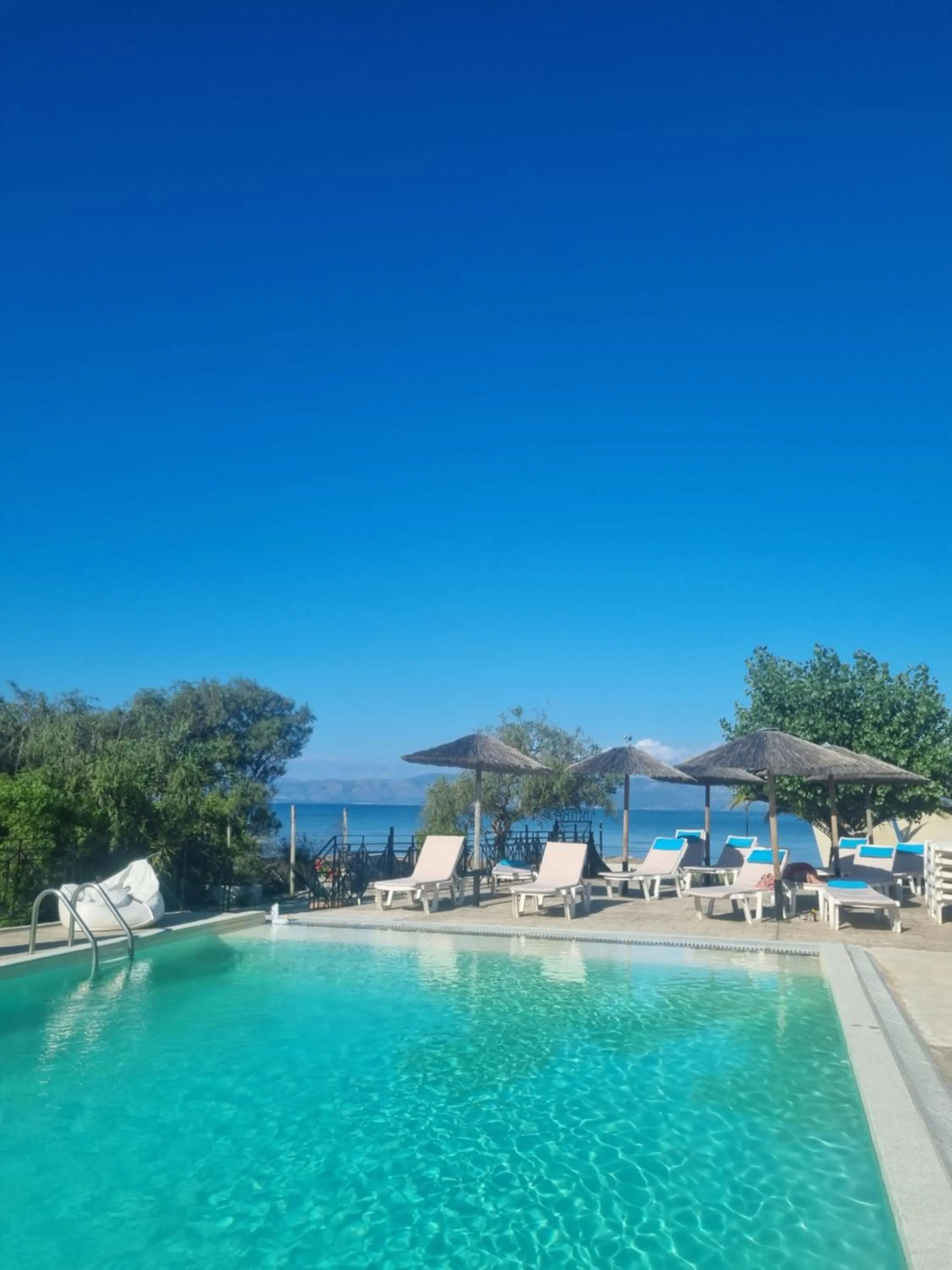 Natural landscape in Blue Waves Corfu