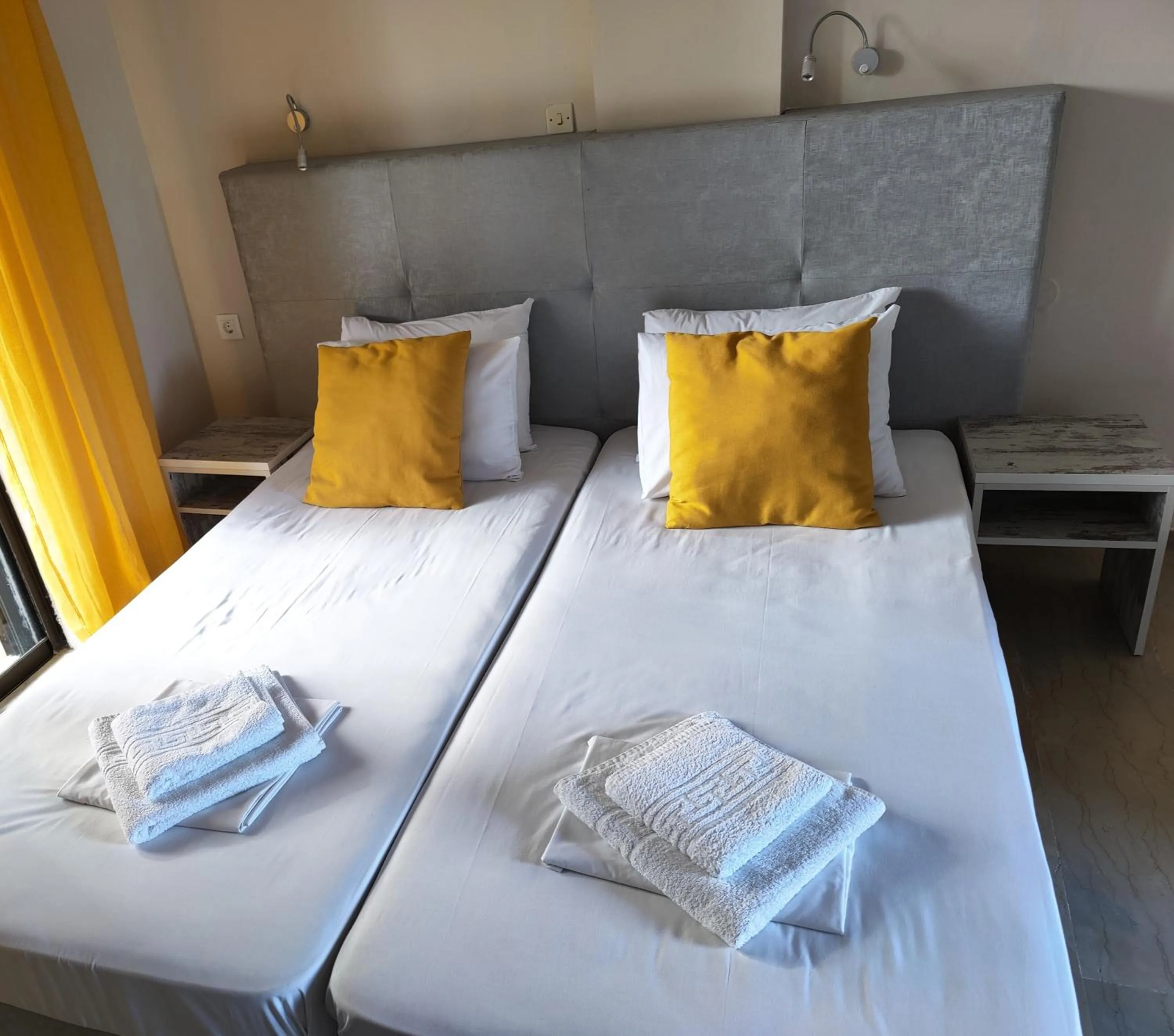 Bed in Blue Waves Corfu