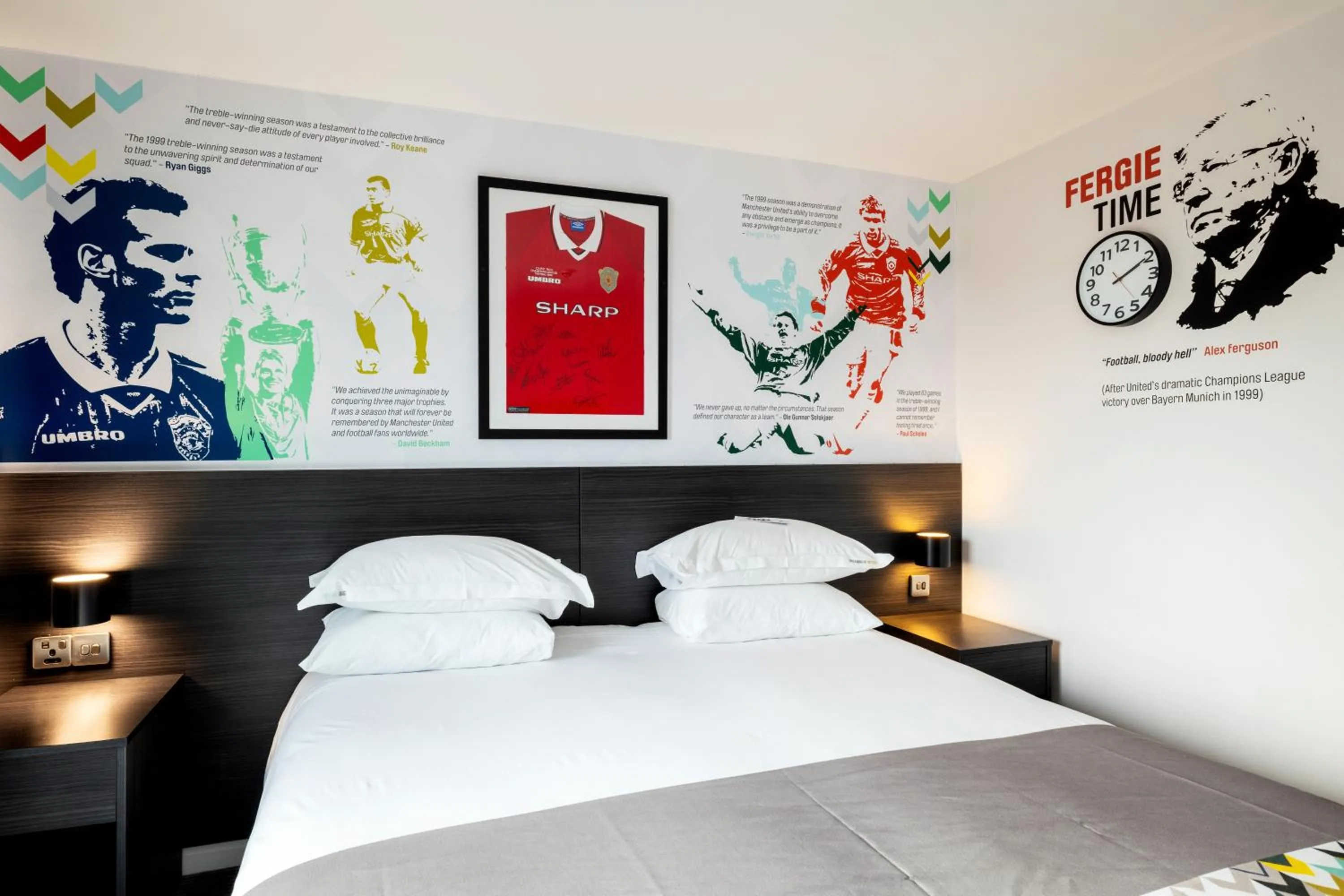 Bedroom, Bed in Hotel Football, Old Trafford, a Tribute Portfolio Hotel