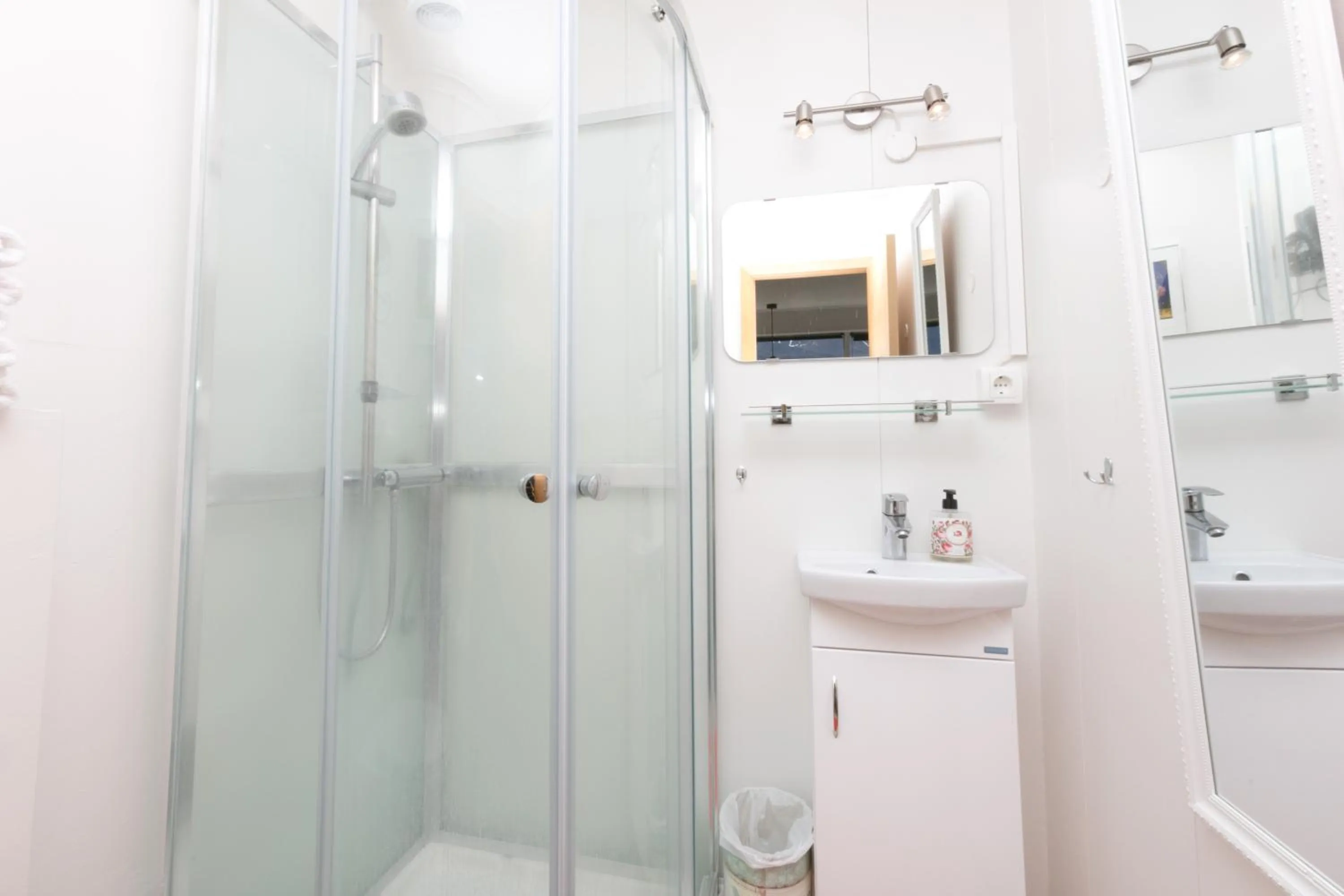 Shower in Blómasetrið Homestay