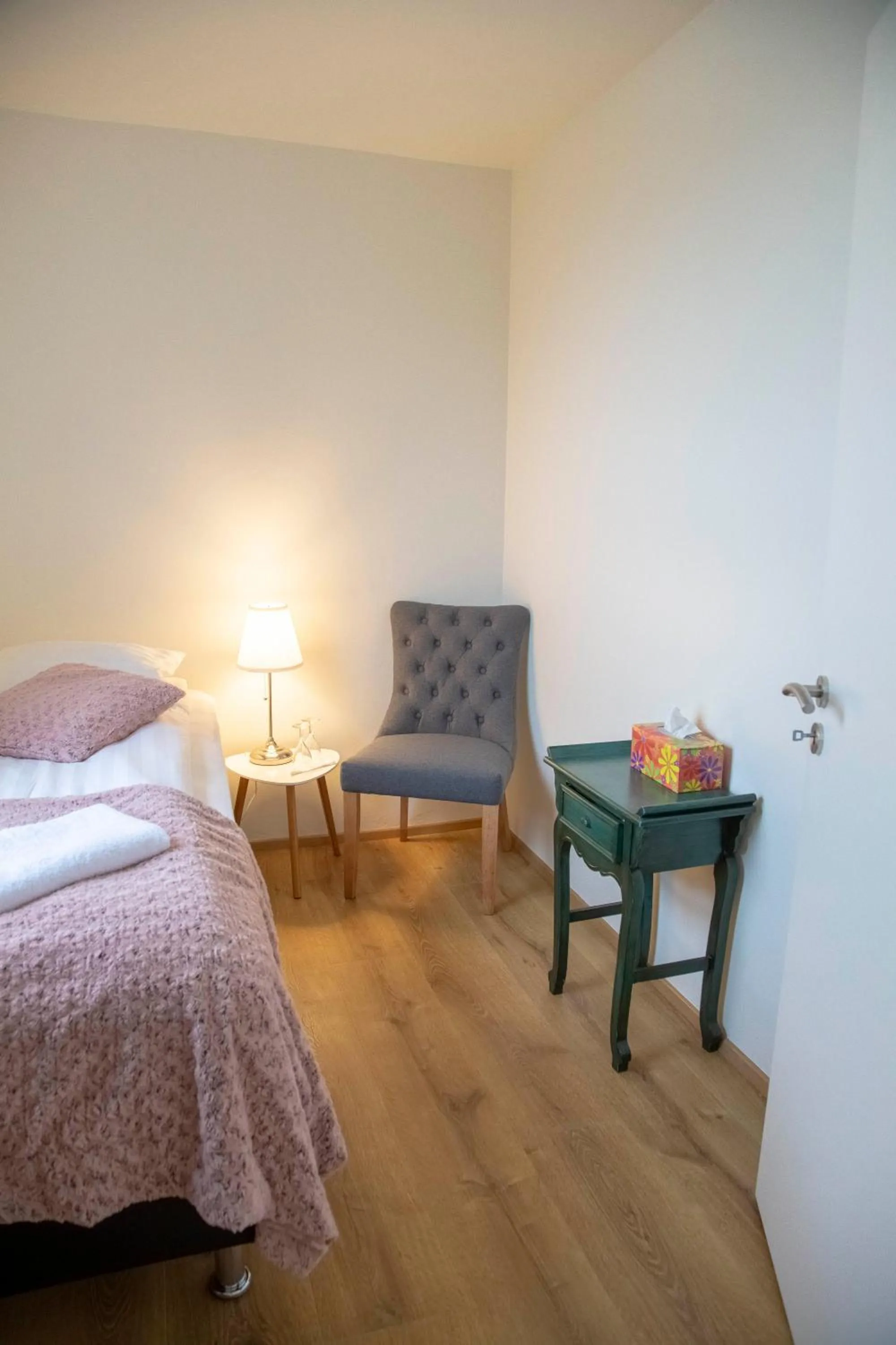 Bedroom, Bed in Blómasetrið Homestay