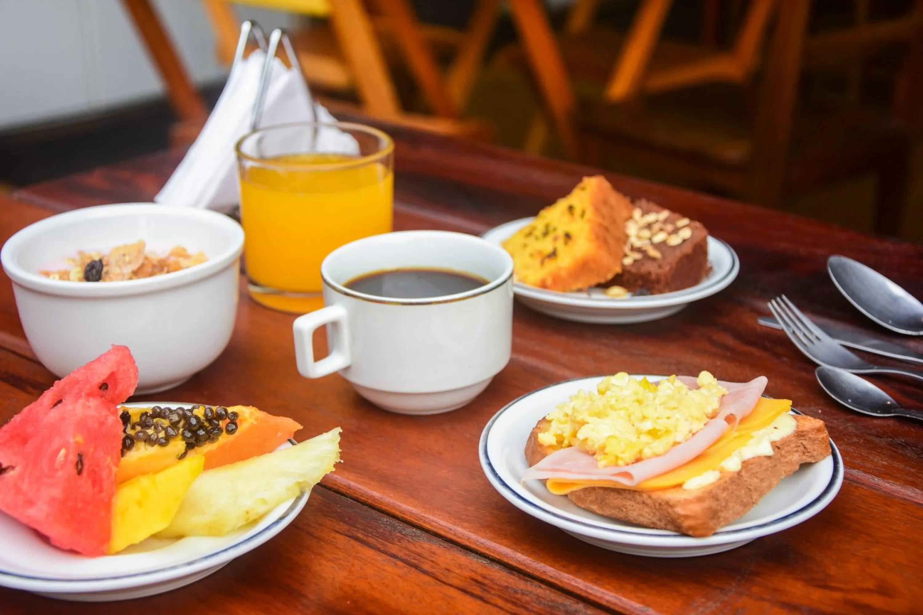 Breakfast in Pousada Juannas Buzios