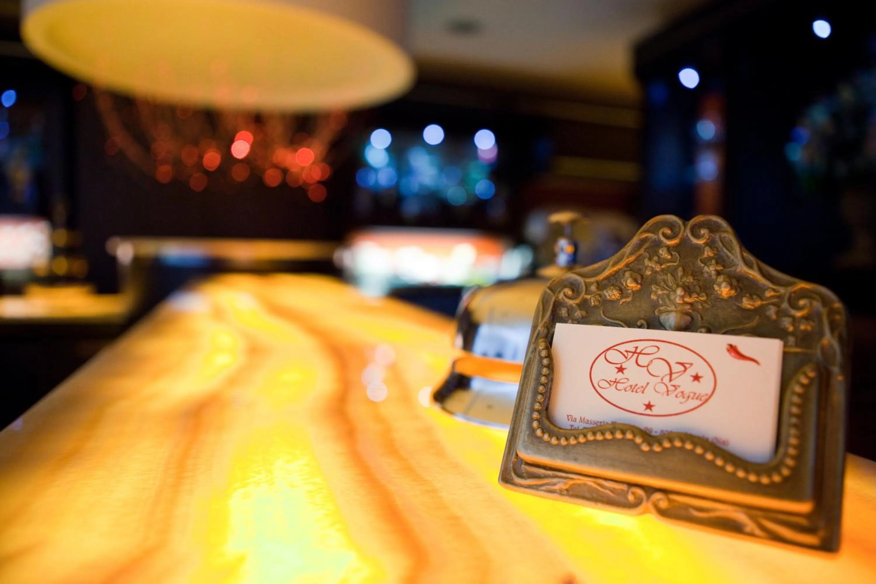 Decorative detail in Hotel Vogue