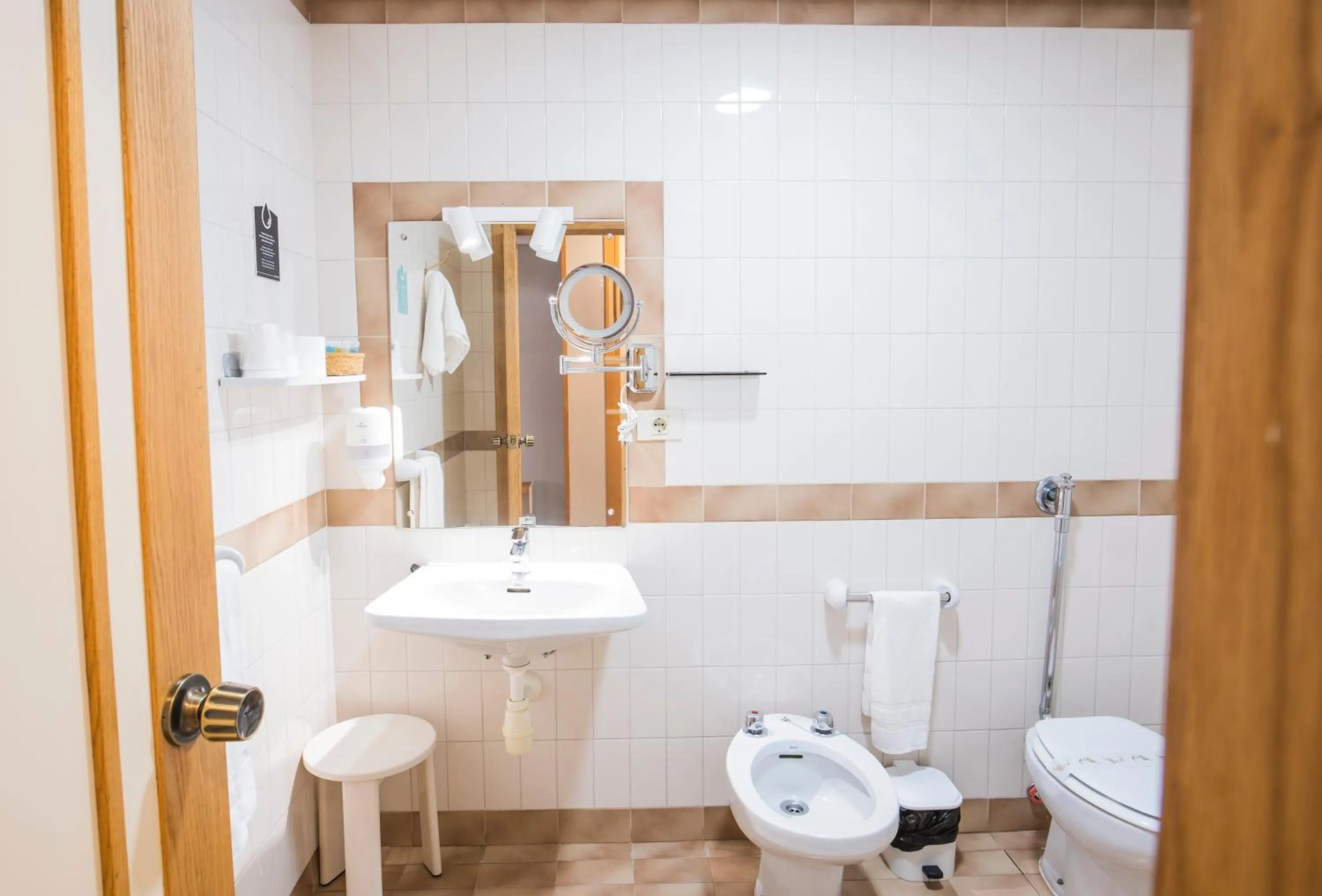 Bathroom in Hotel Alda Boiro