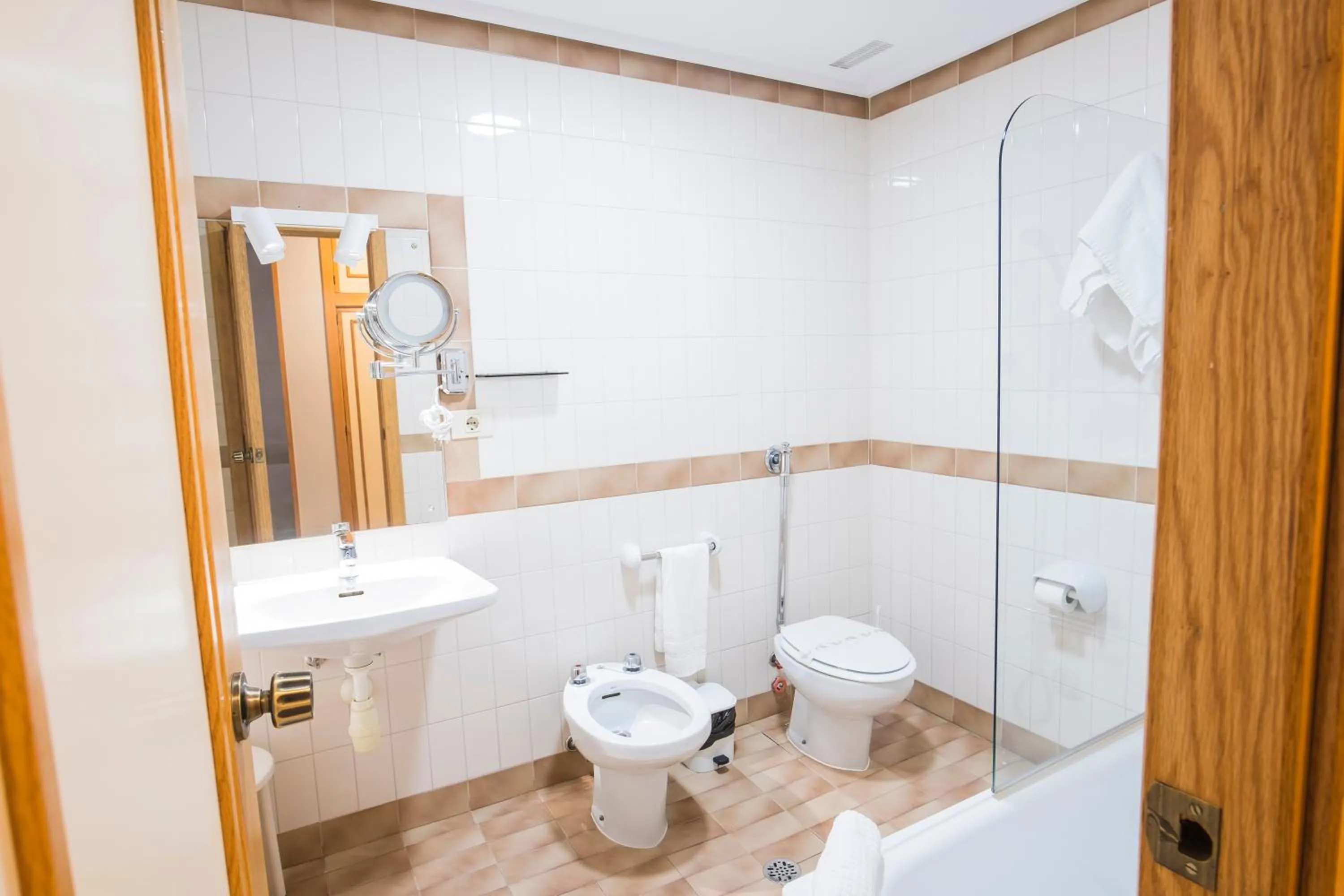 Bathroom in Hotel Alda Boiro