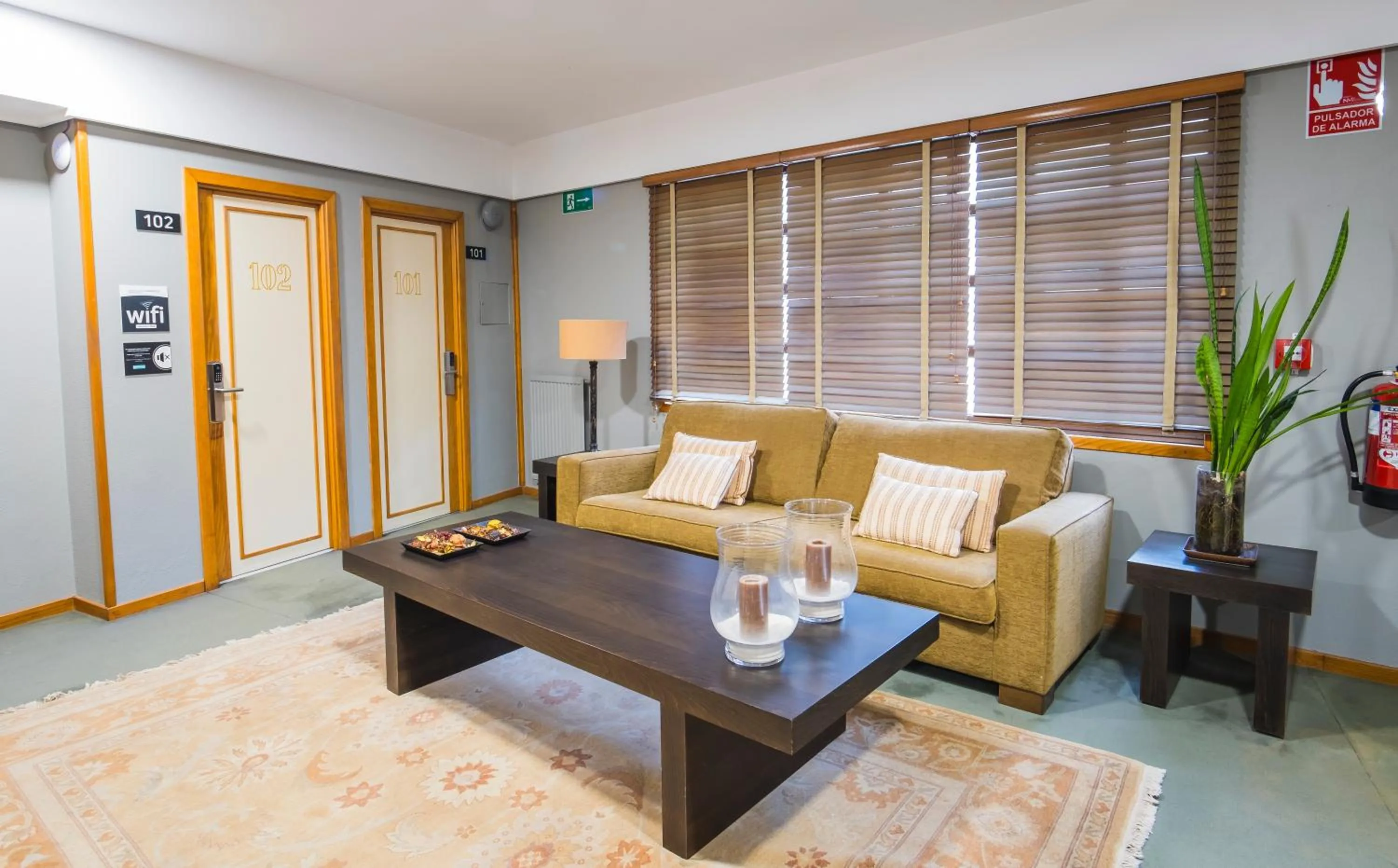 Living room in Hotel Alda Boiro