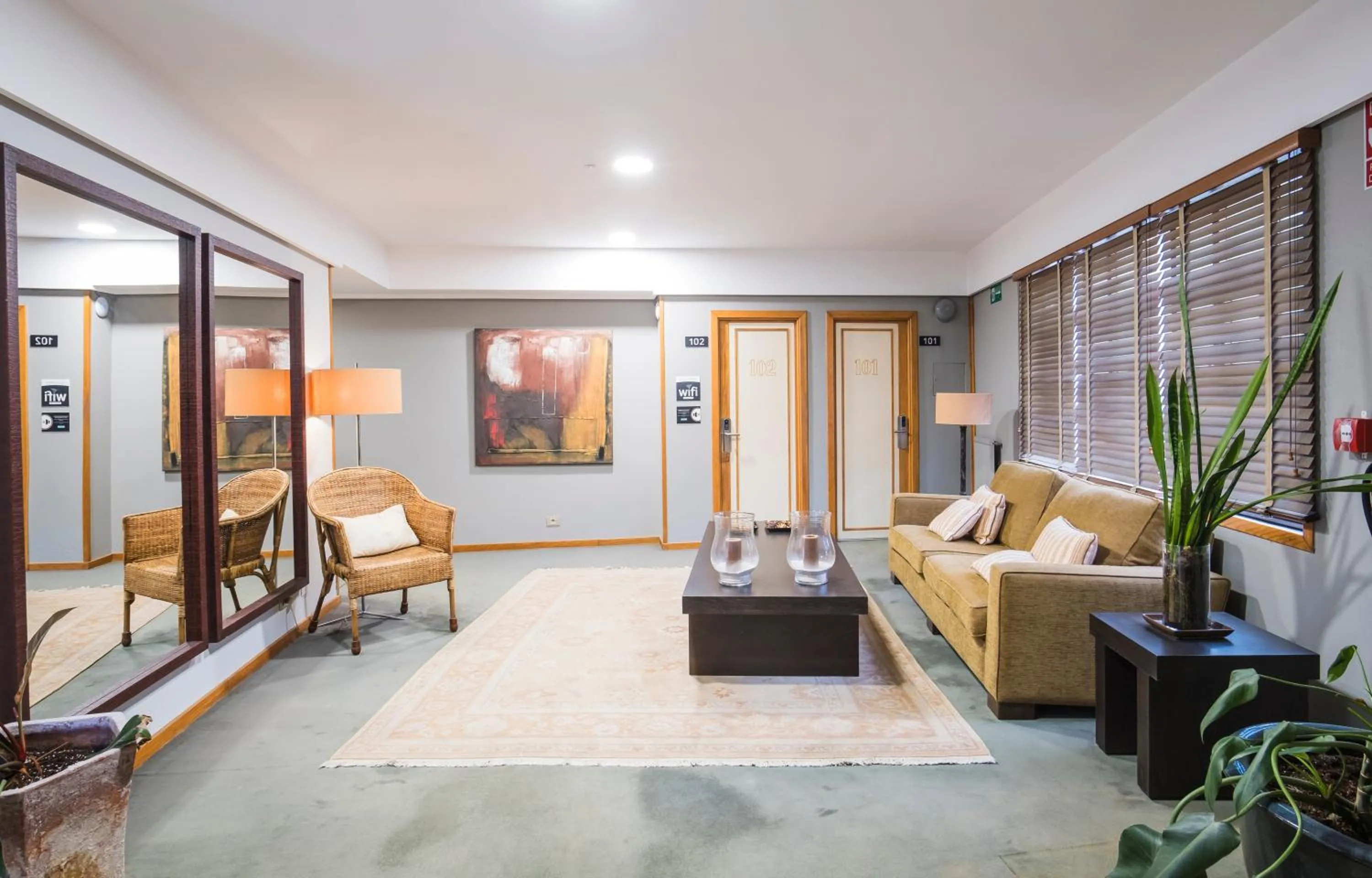 Living room in Hotel Alda Boiro