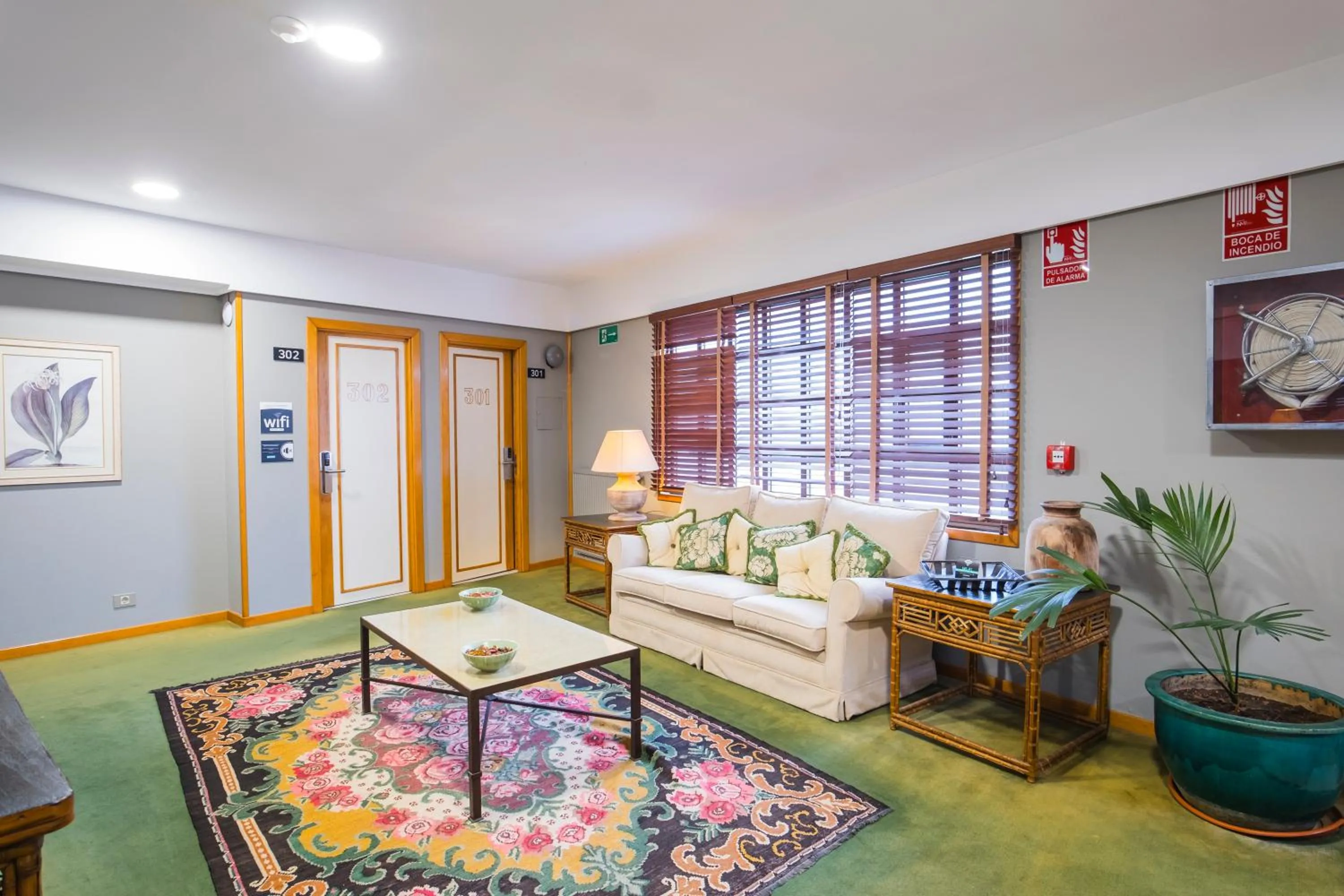 Living room in Hotel Alda Boiro