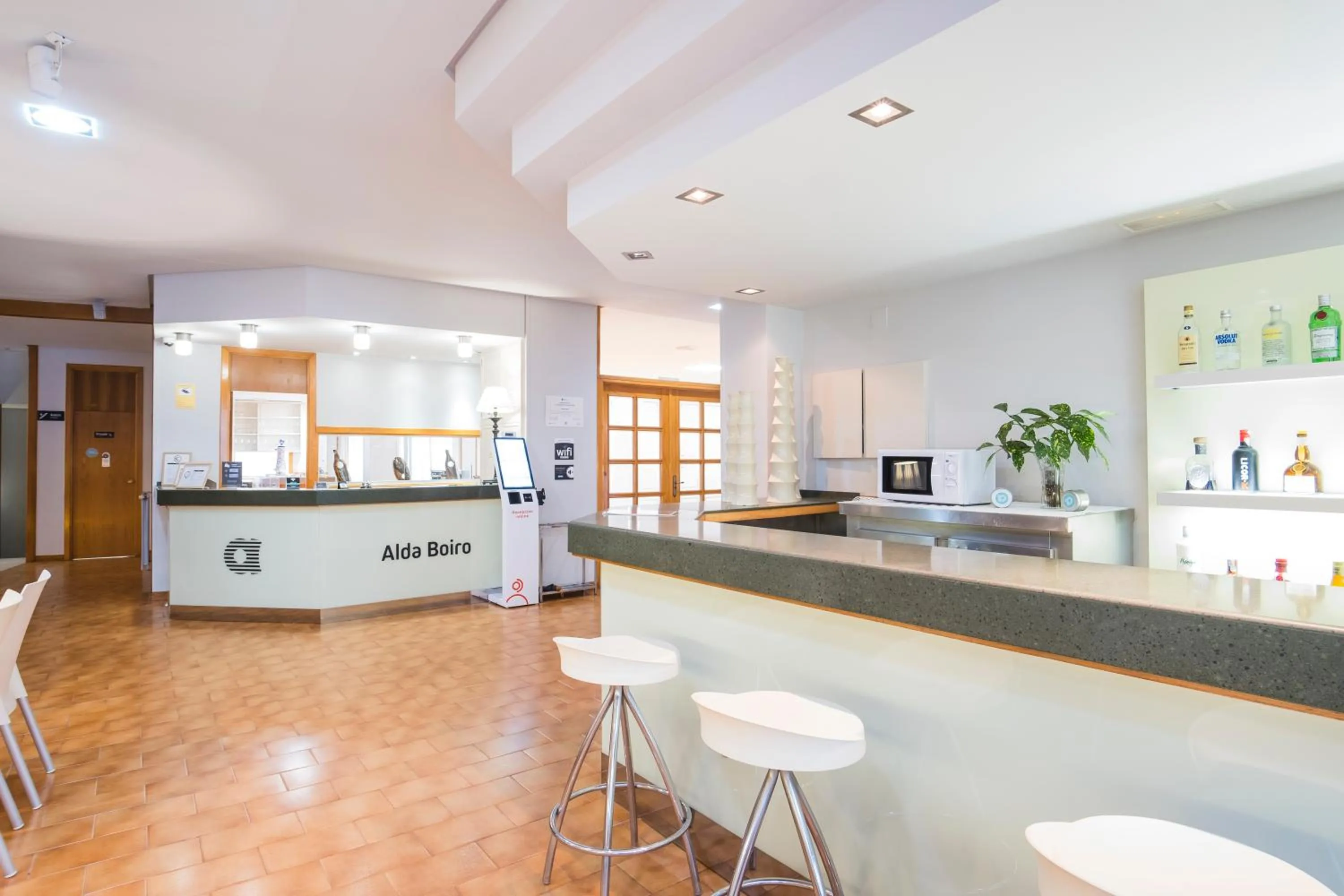 Lobby or reception in Hotel Alda Boiro