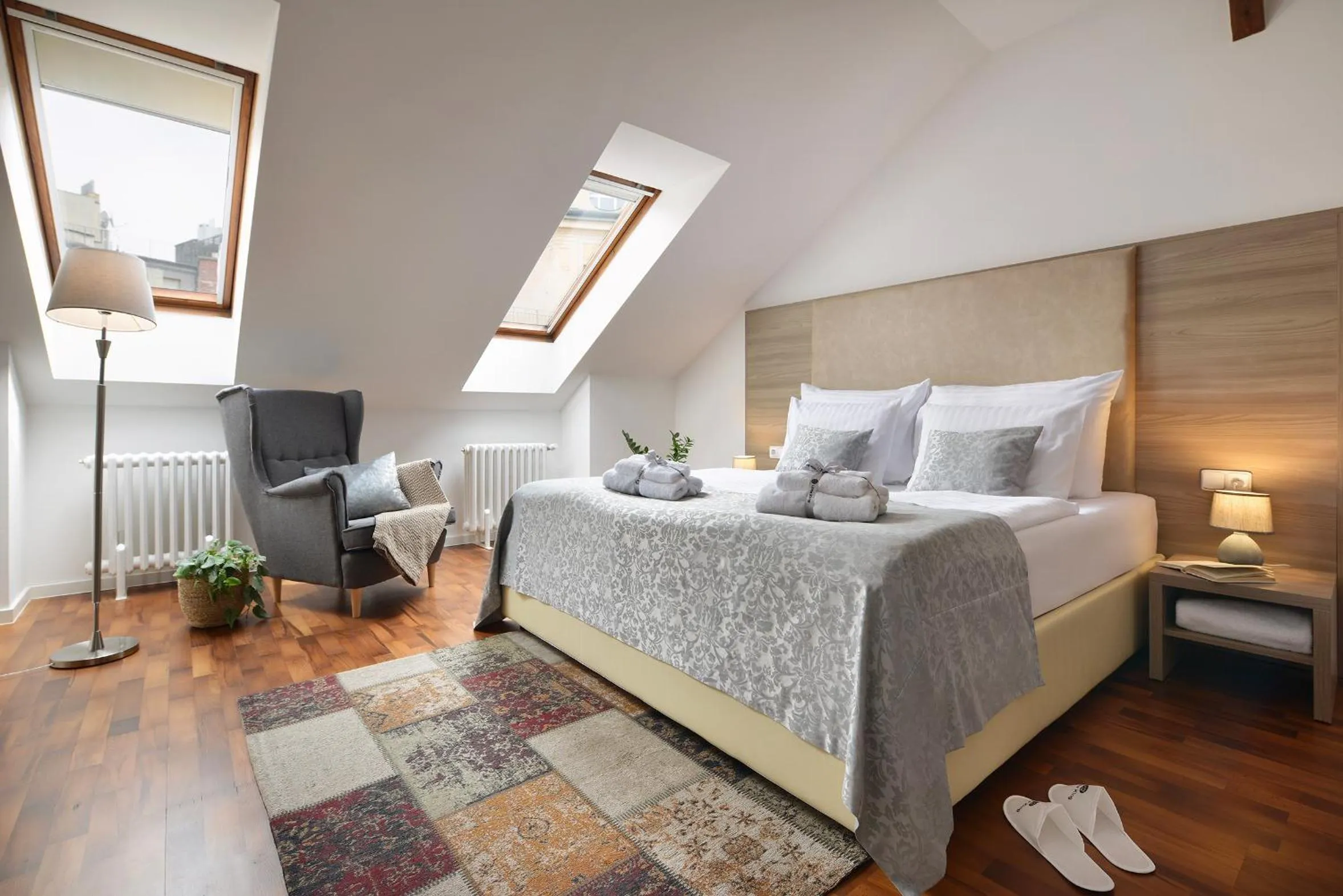 Bedroom, Bed in Old Town Residence by Little King