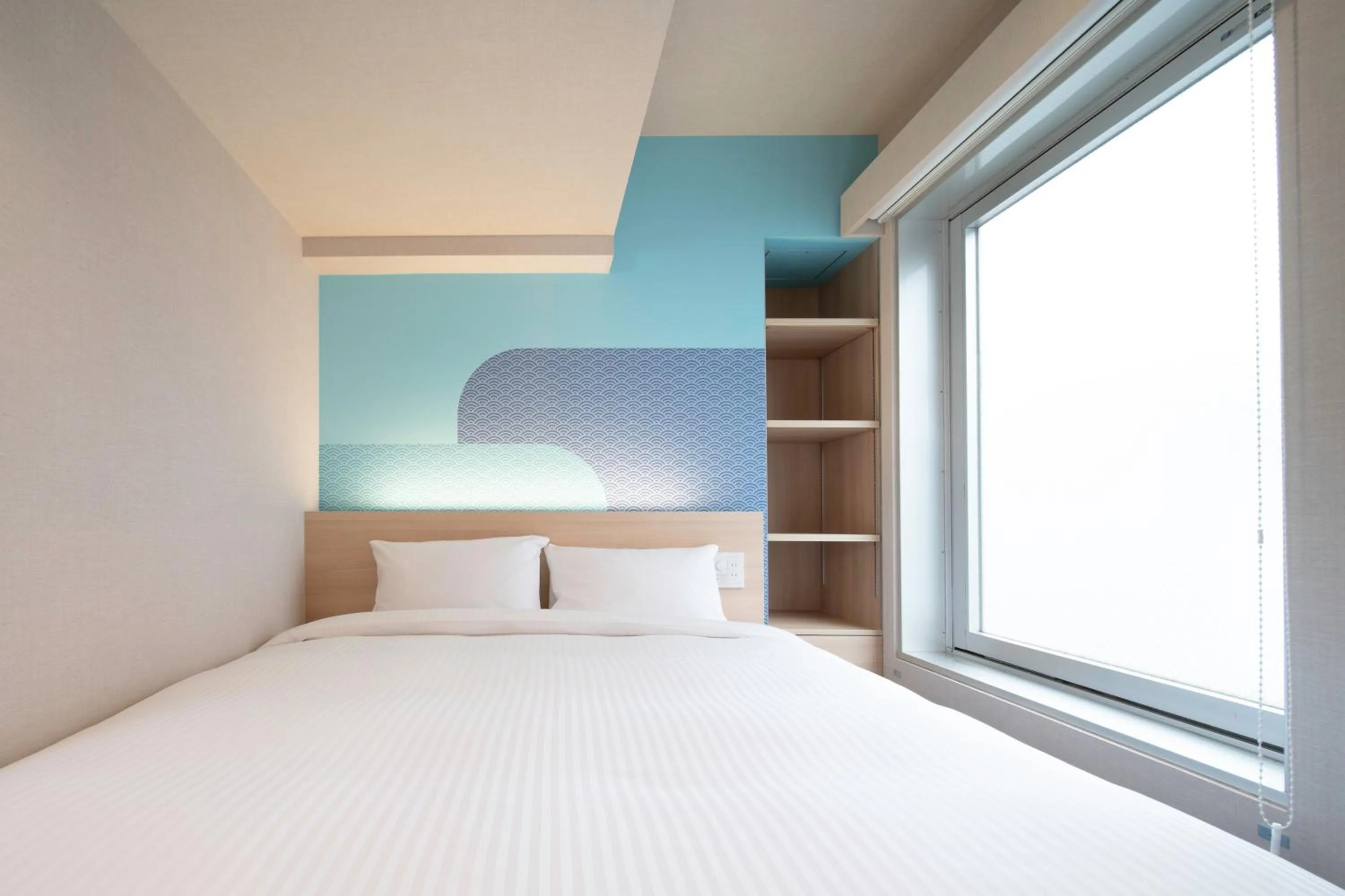 Bed in Hop Inn Tokyo Ueno