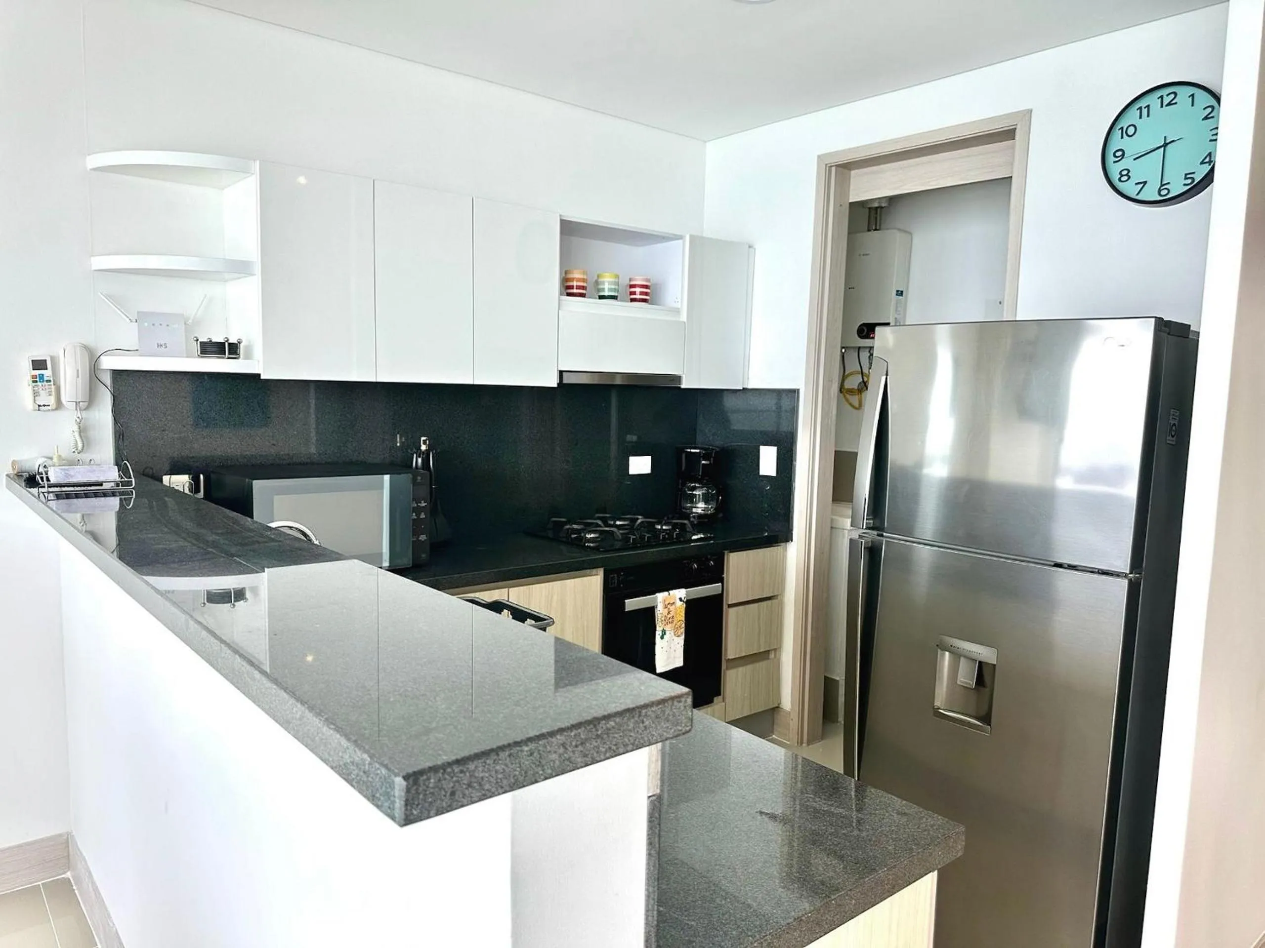 Kitchen or kitchenette in U-GO Edificio Murano Elite Bocagrande Frente al Mar