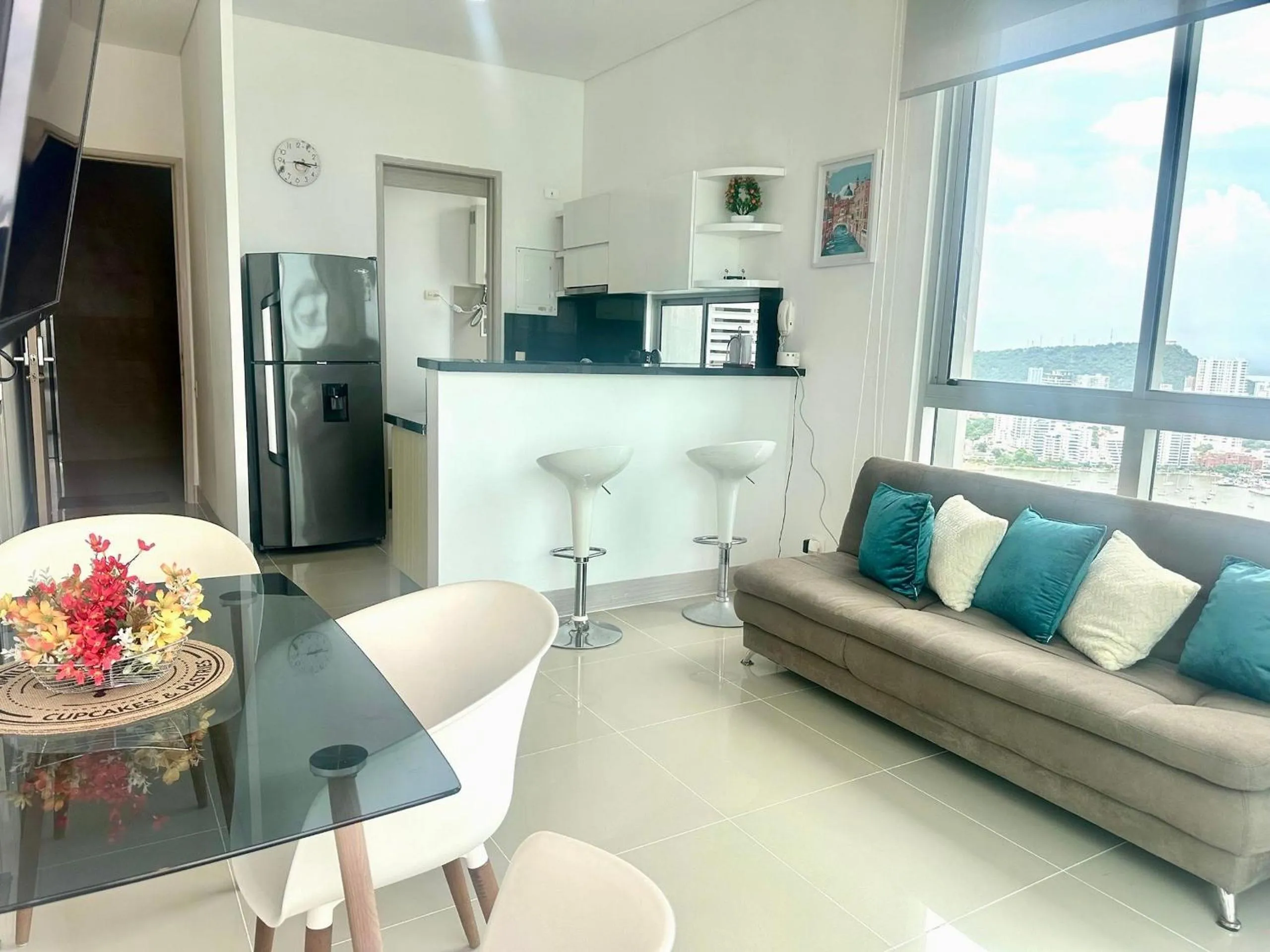 Seating area in U-GO Edificio Murano Elite Bocagrande Frente al Mar