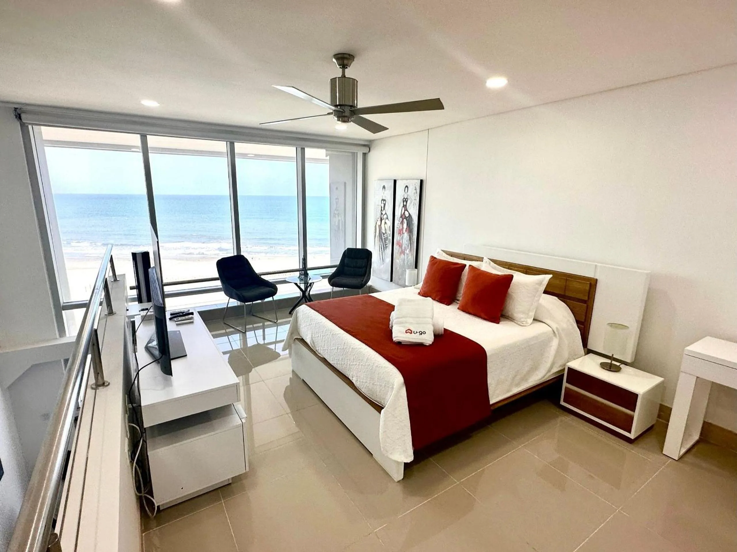 Photo of the whole room, Bed in U-GO Edificio Murano Elite Bocagrande Frente al Mar