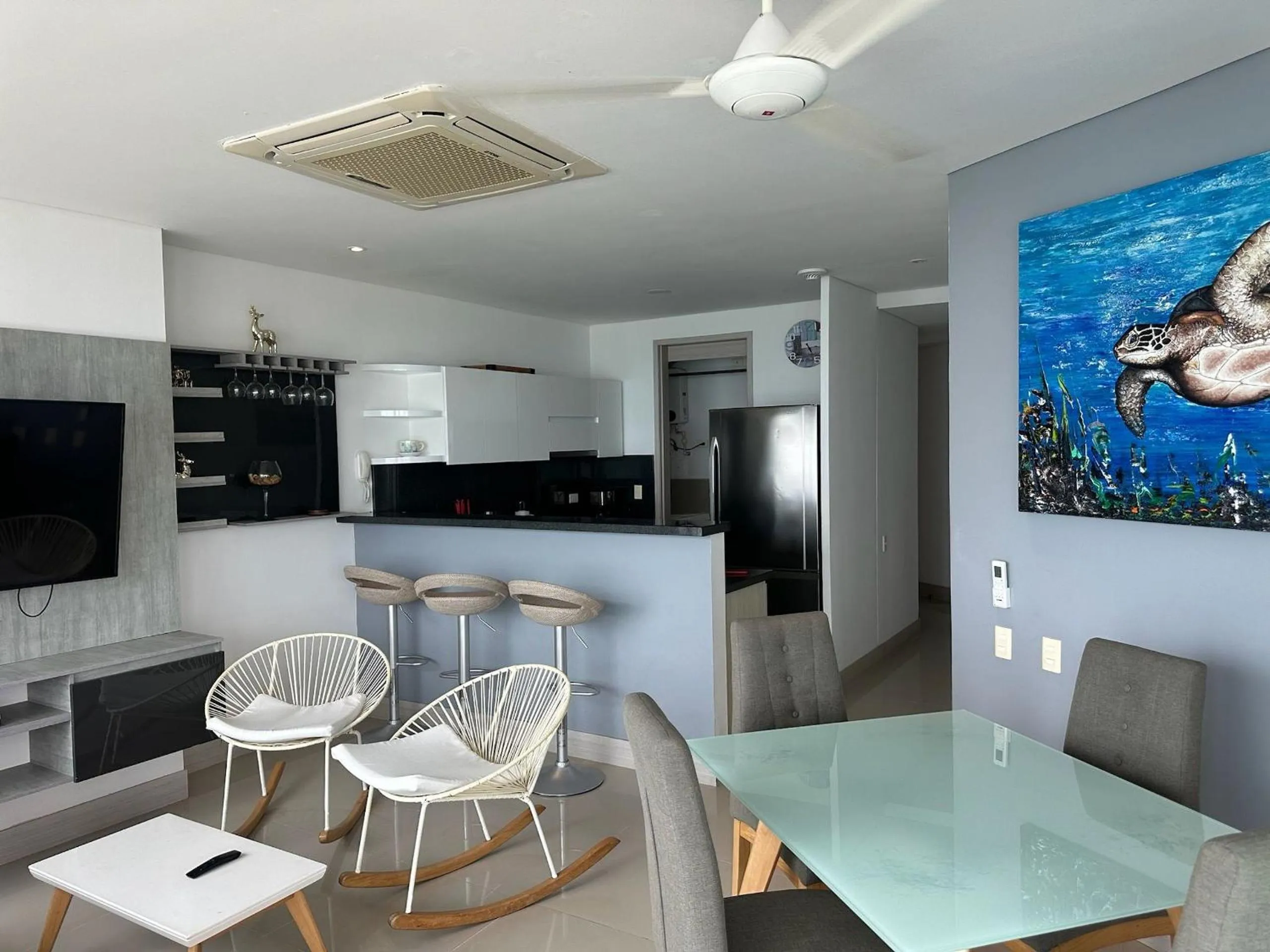 Seating area in U-GO Edificio Murano Elite Bocagrande Frente al Mar