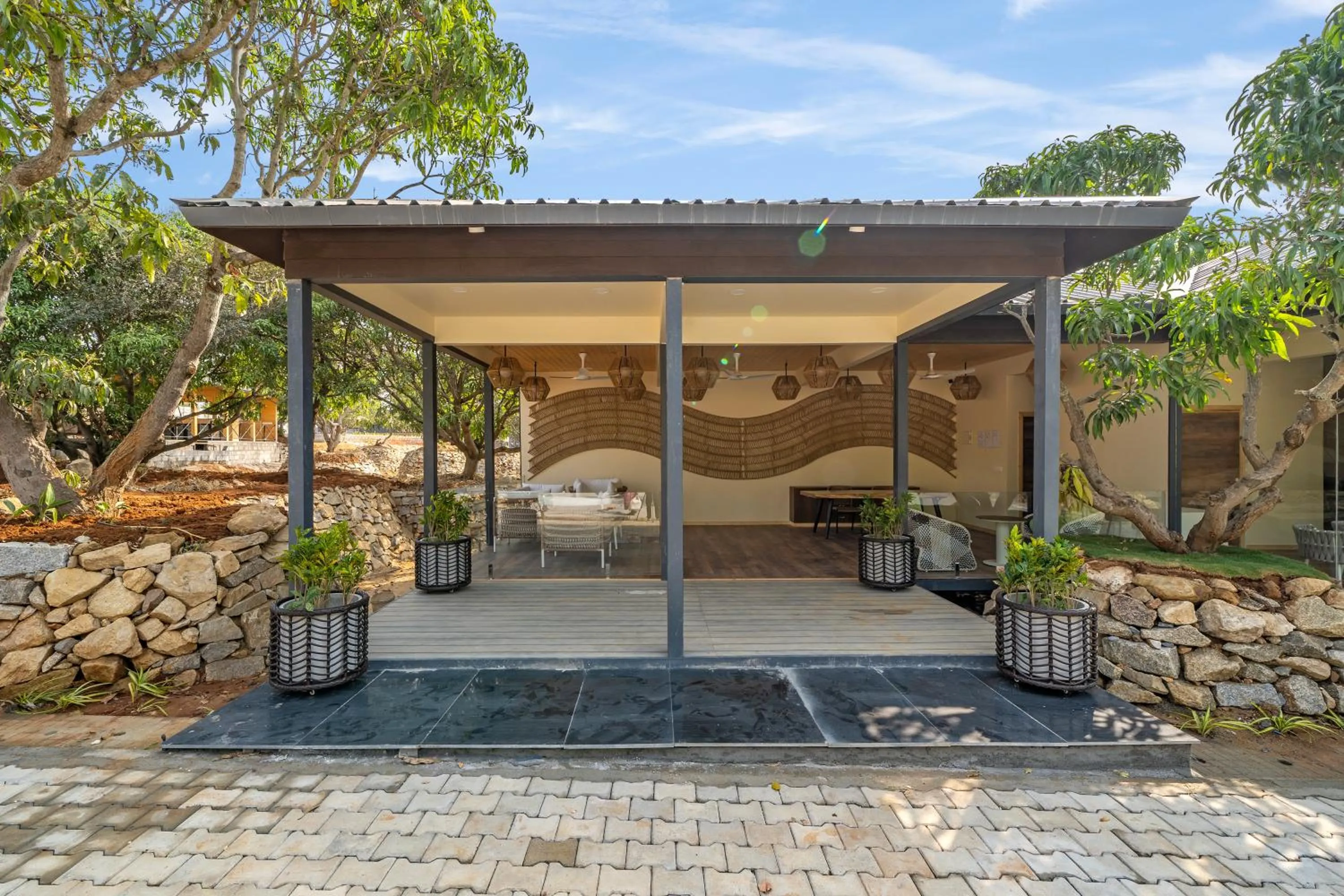 Seating area in Glamp Wilderness