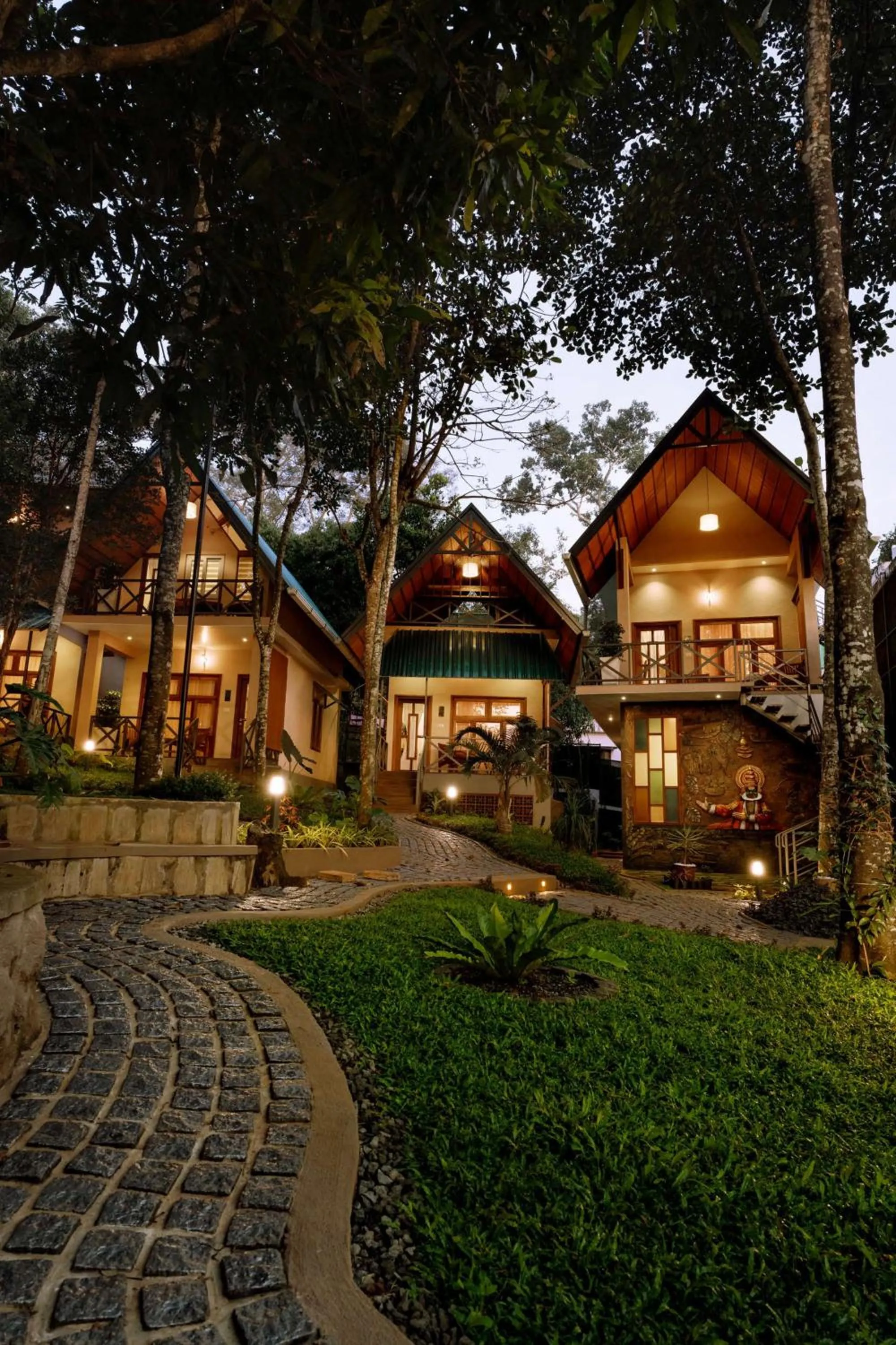 Property building in Casa Bella, Thekkady
