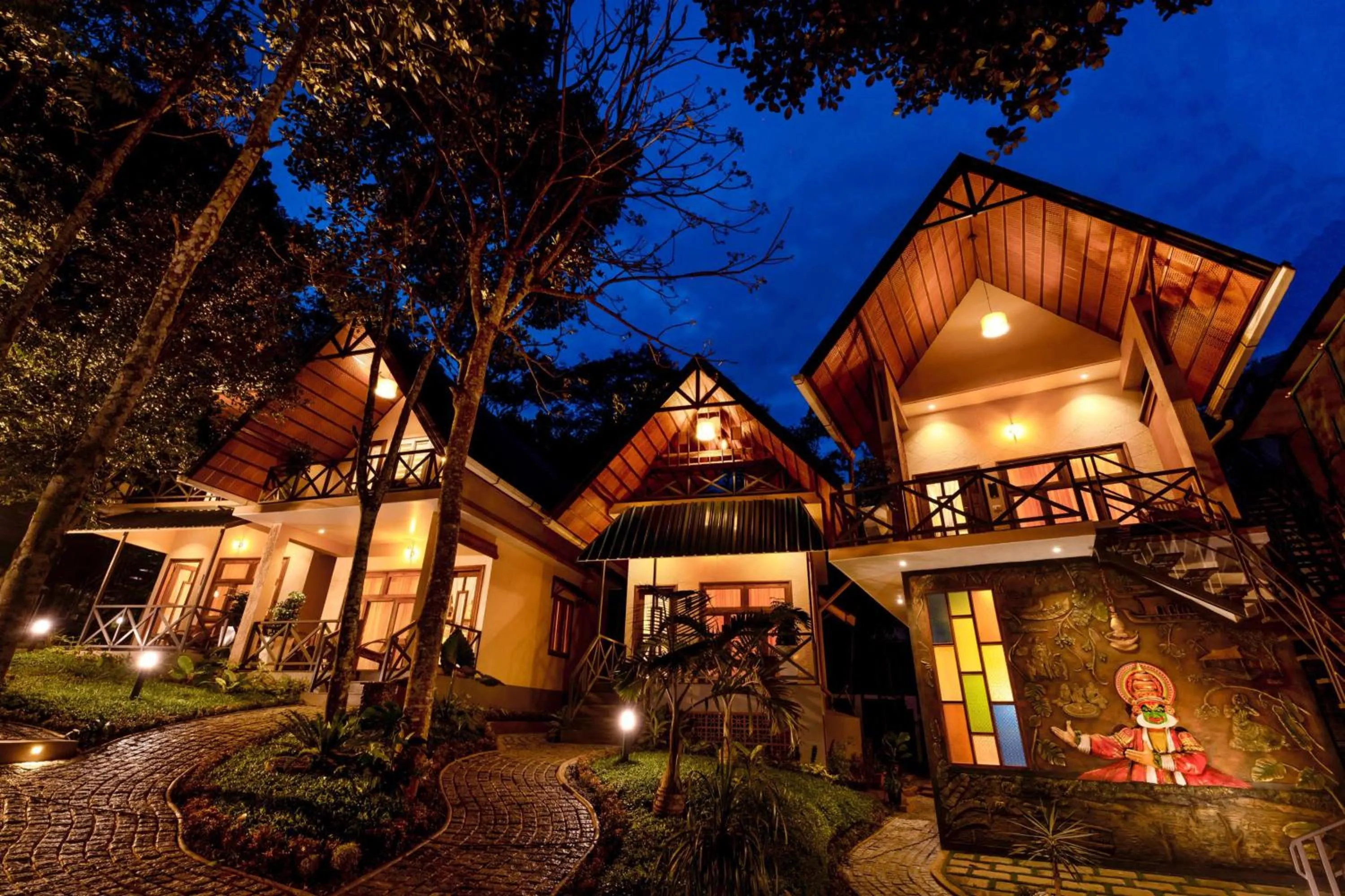 Property building in Casa Bella, Thekkady