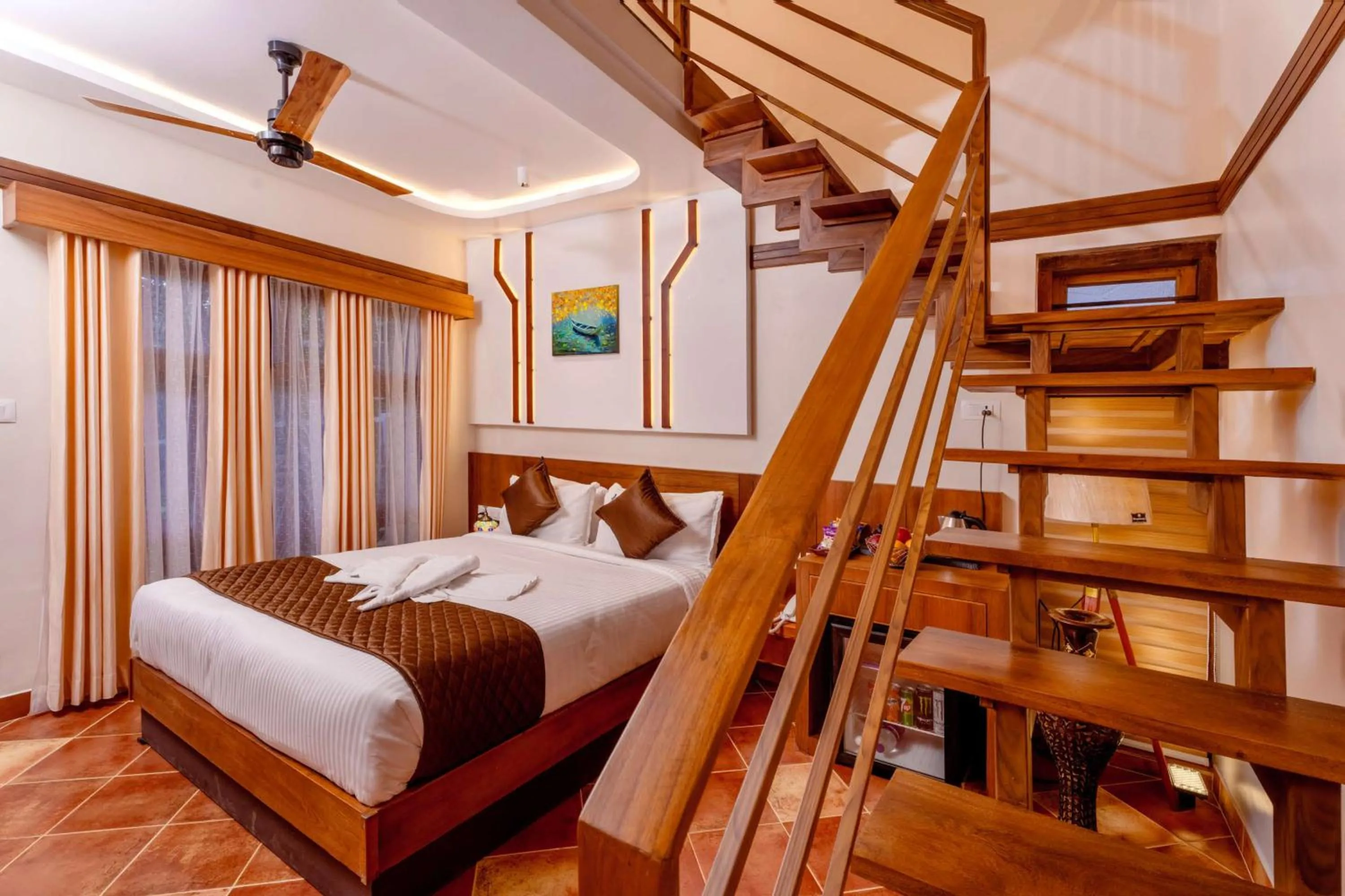 Bedroom, Bed in Casa Bella, Thekkady