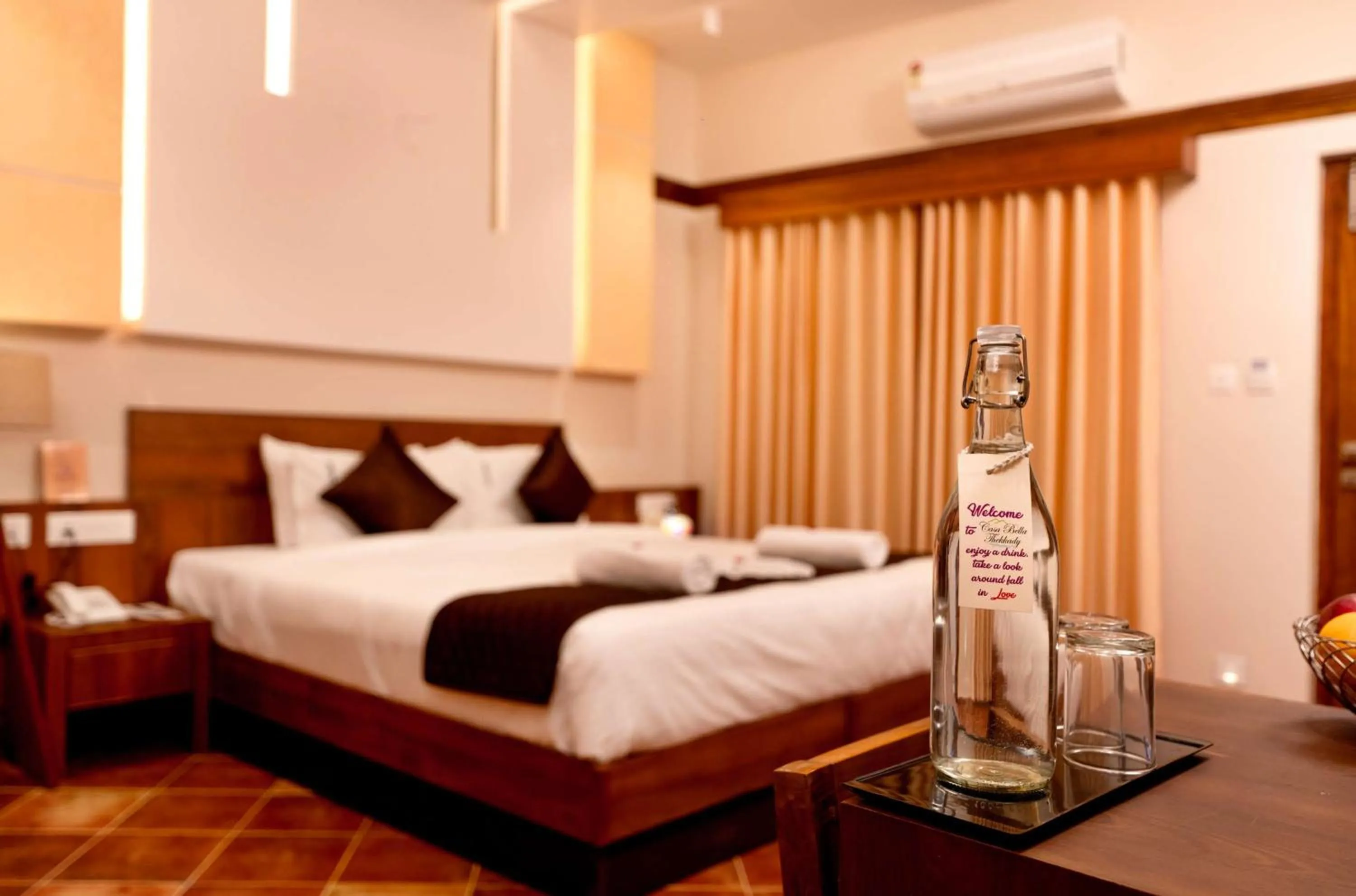 Bedroom, Bed in Casa Bella, Thekkady