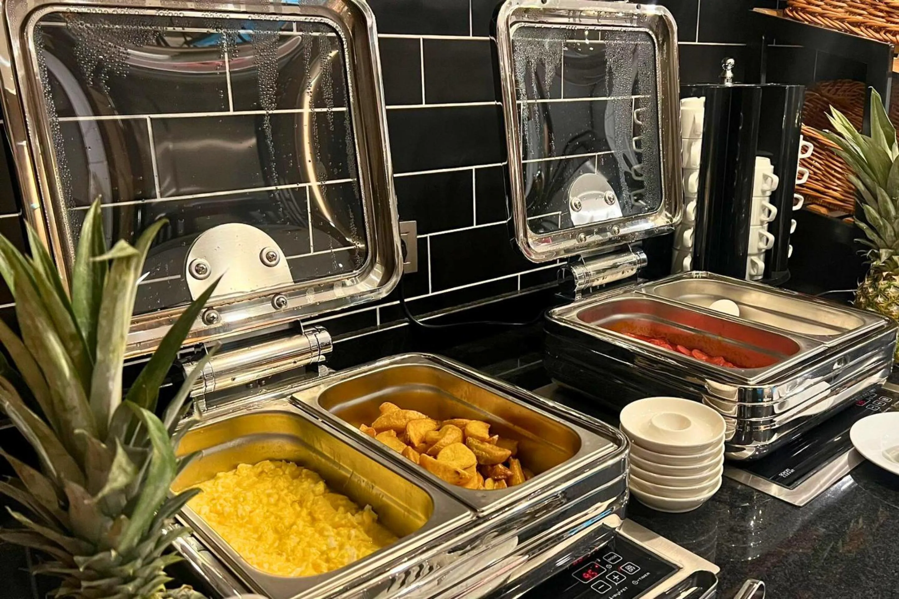 Buffet breakfast in Woxx Hotel