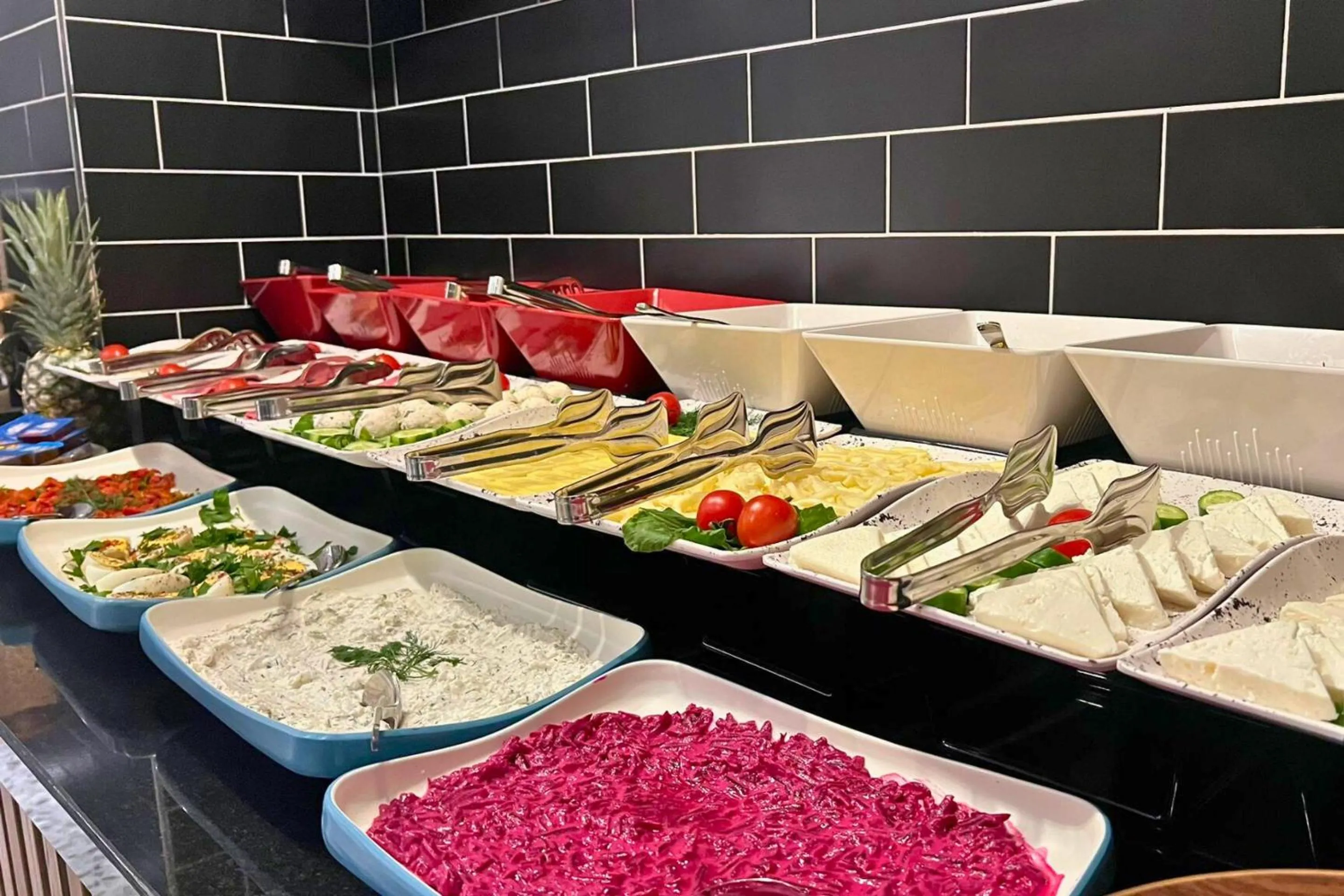 Buffet breakfast in Woxx Hotel