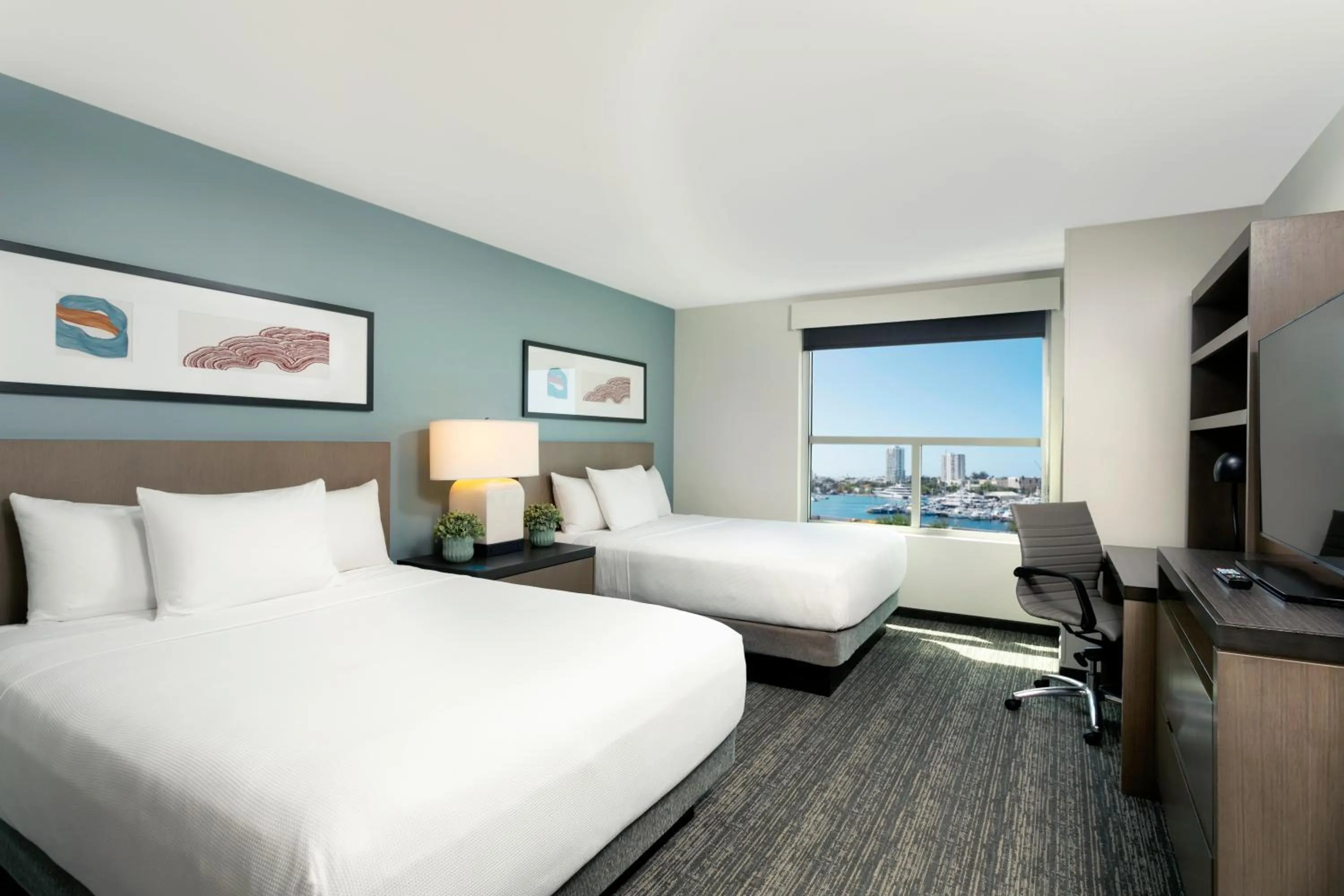 Bedroom, Bed in Hyatt House San Juan