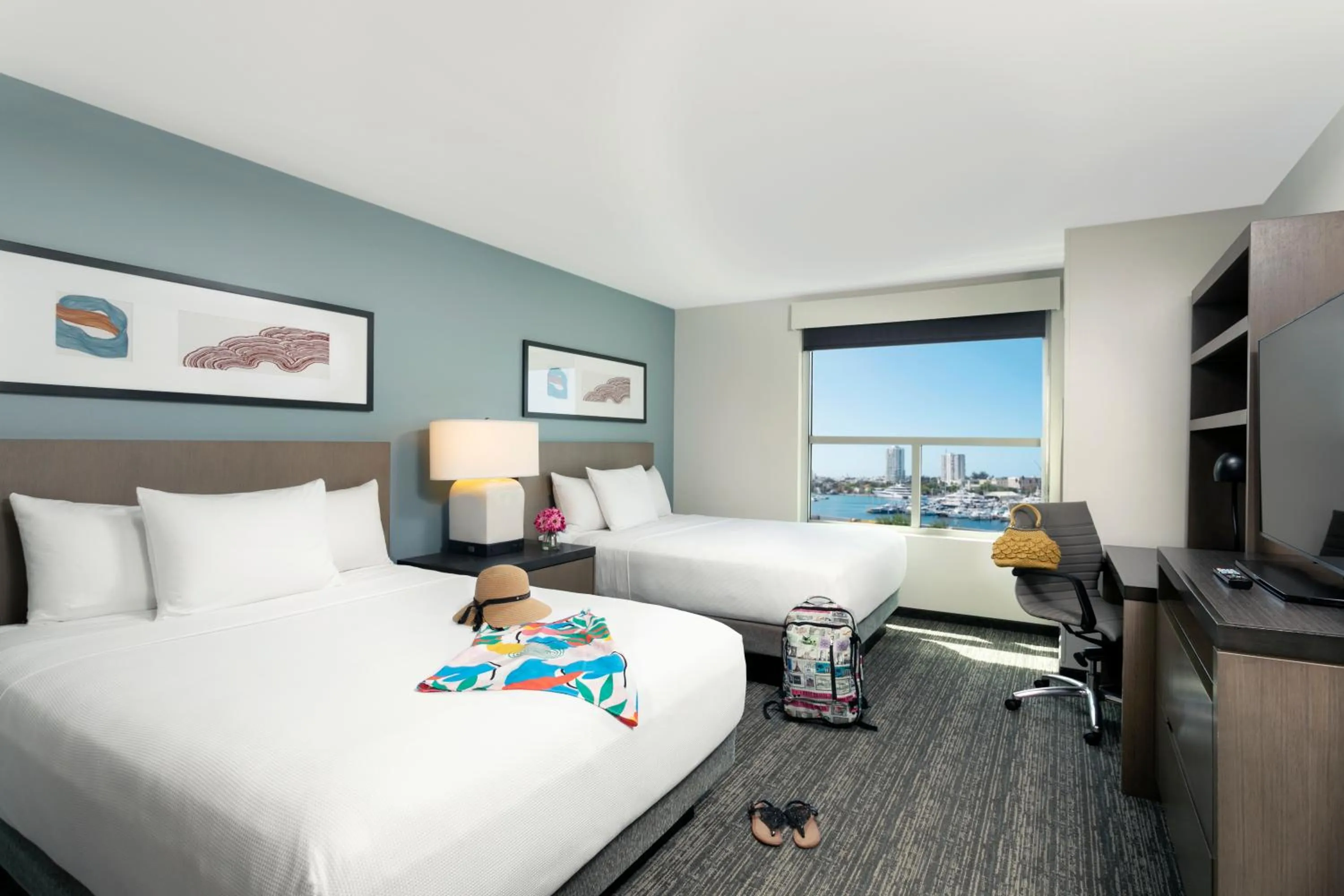 Bedroom, Bed in Hyatt House San Juan