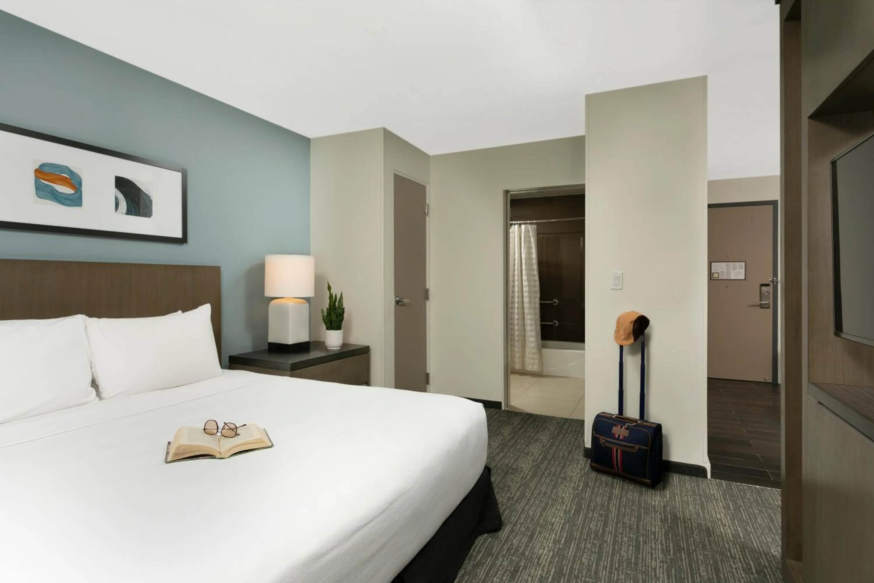 Bed in Hyatt House San Juan