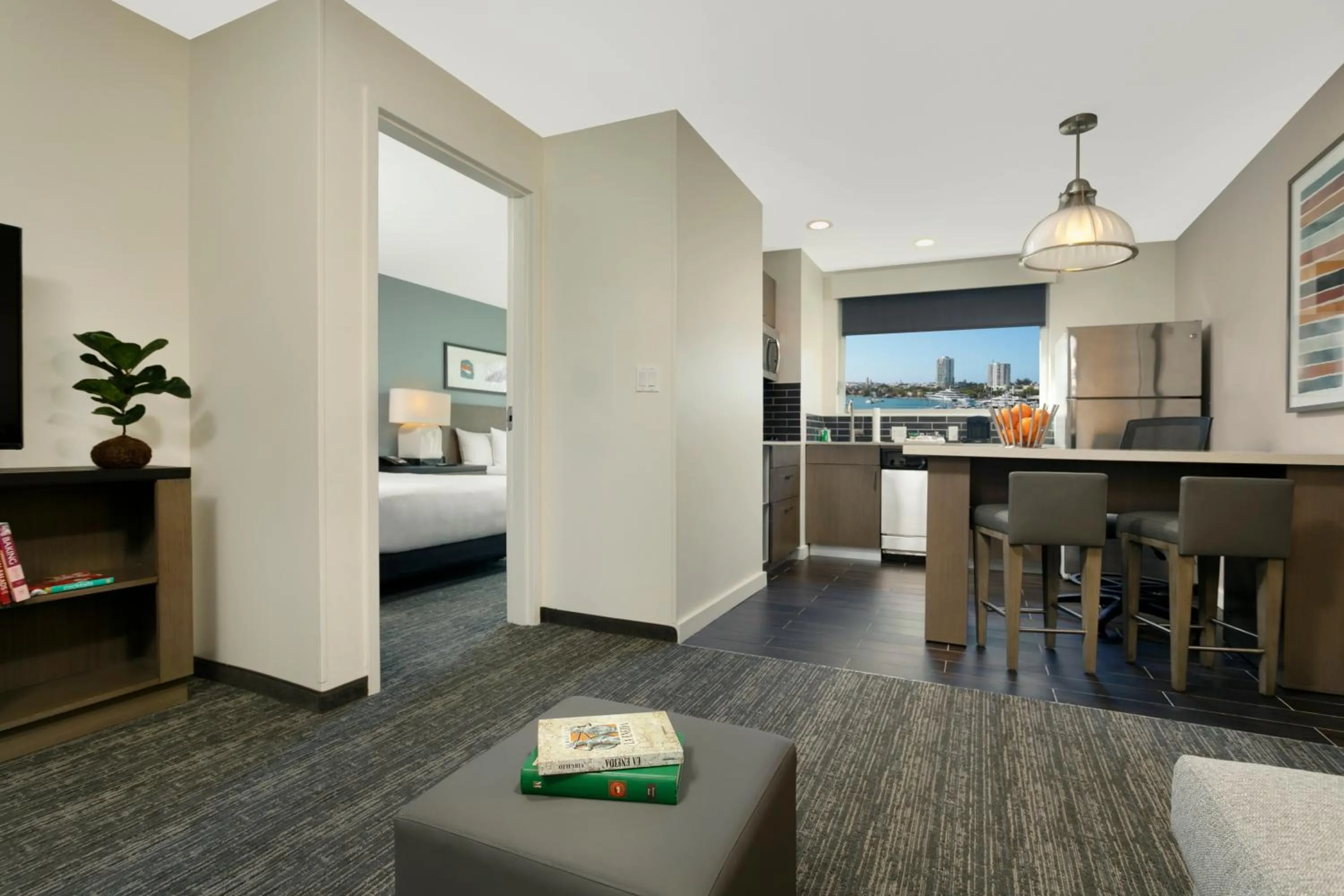 Sea view, Bed in Hyatt House San Juan