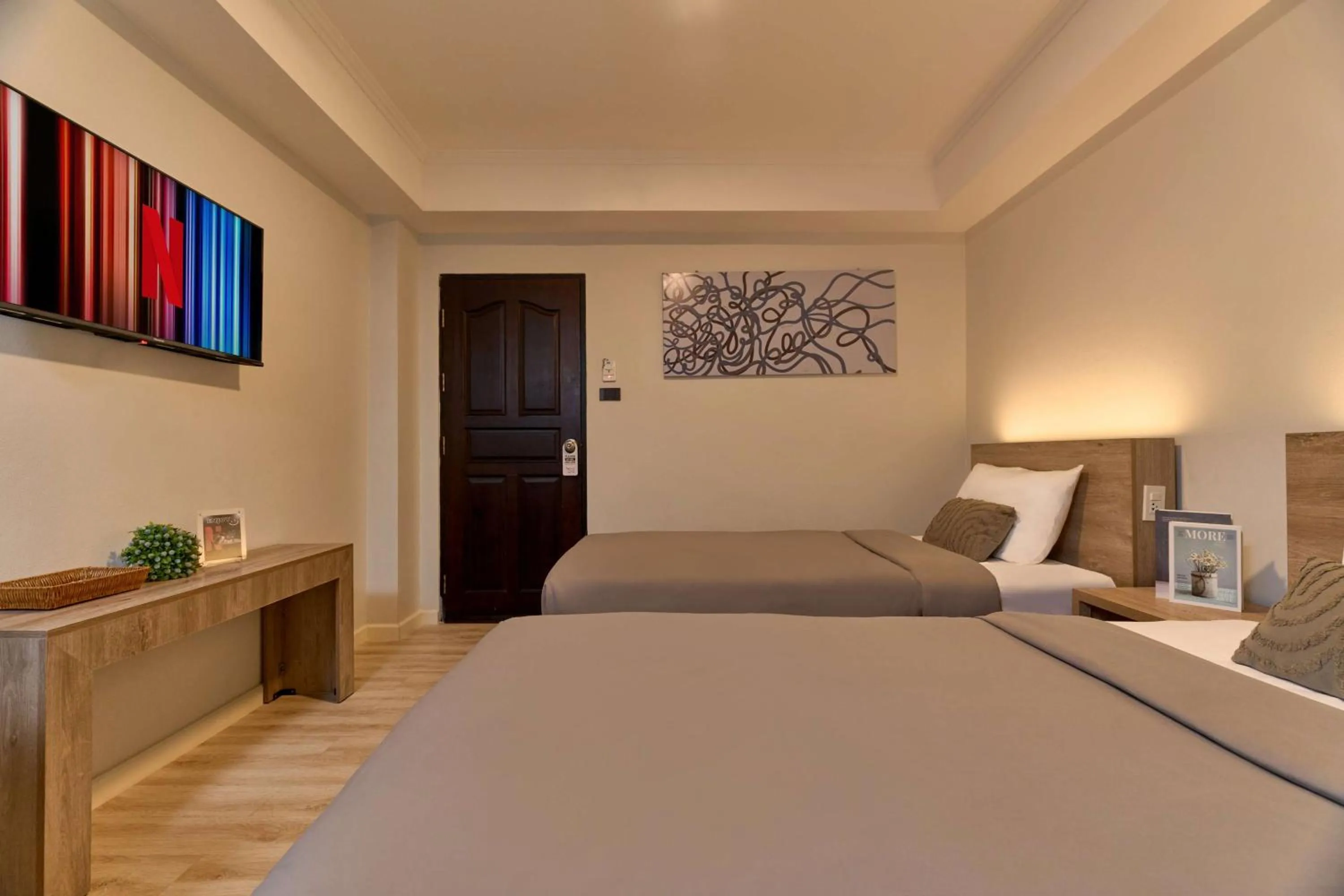 Bed in Thapae60 Mini Hotel