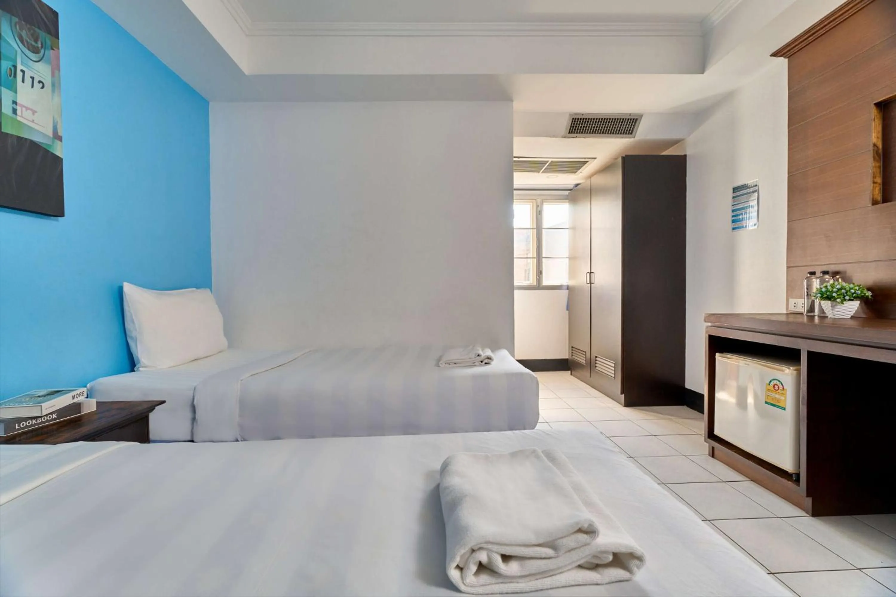 Bed in Thapae60 Mini Hotel