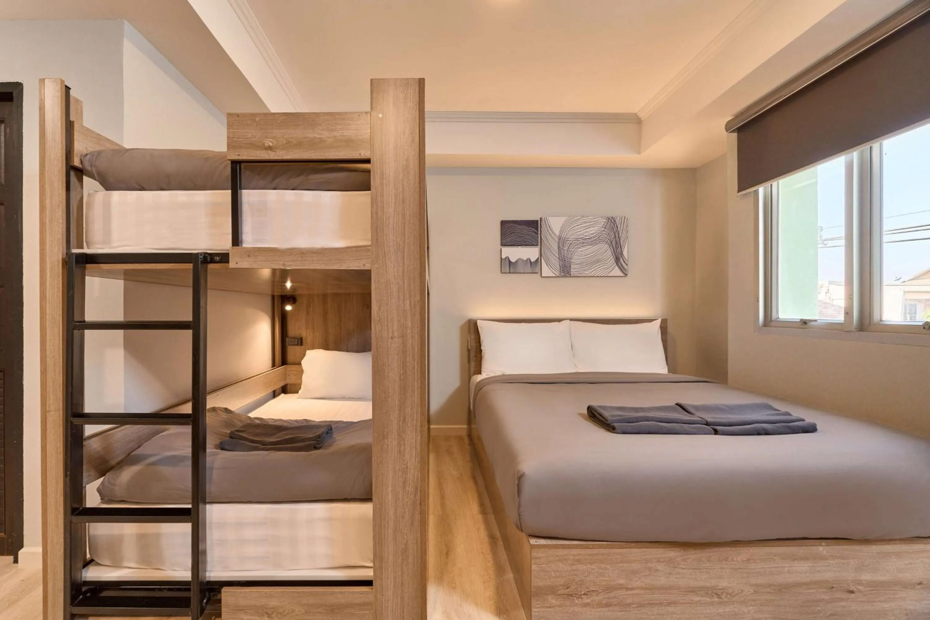 Bed in Thapae60 Mini Hotel