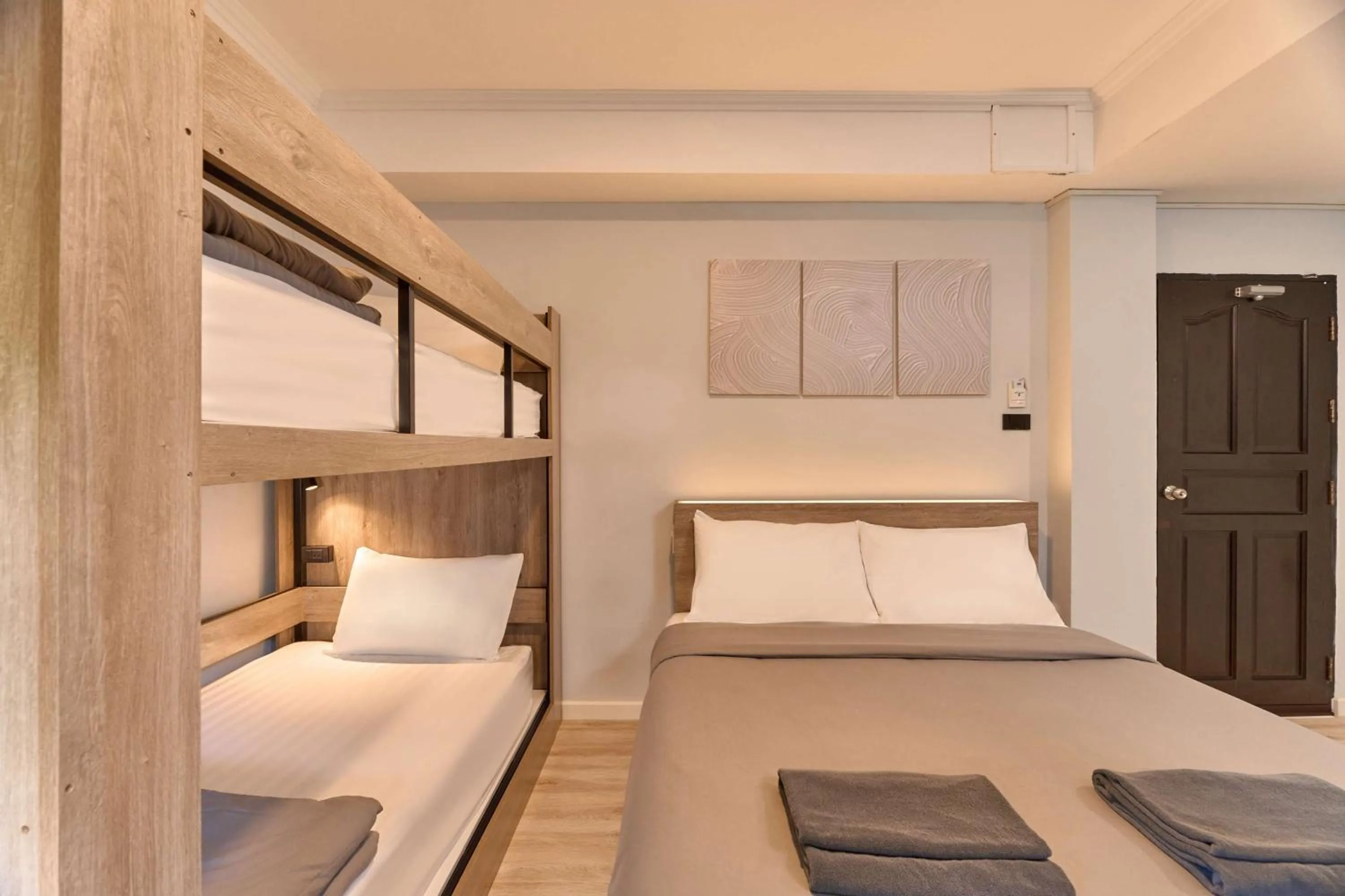 Bed in Thapae60 Mini Hotel