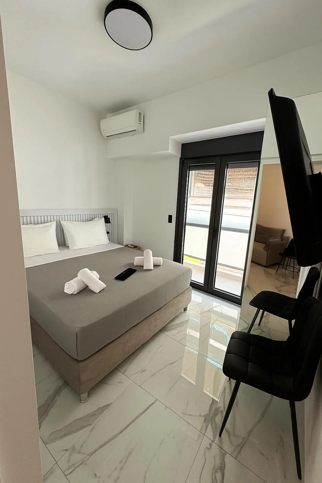Bedroom in Athens Project Luxury Apartments