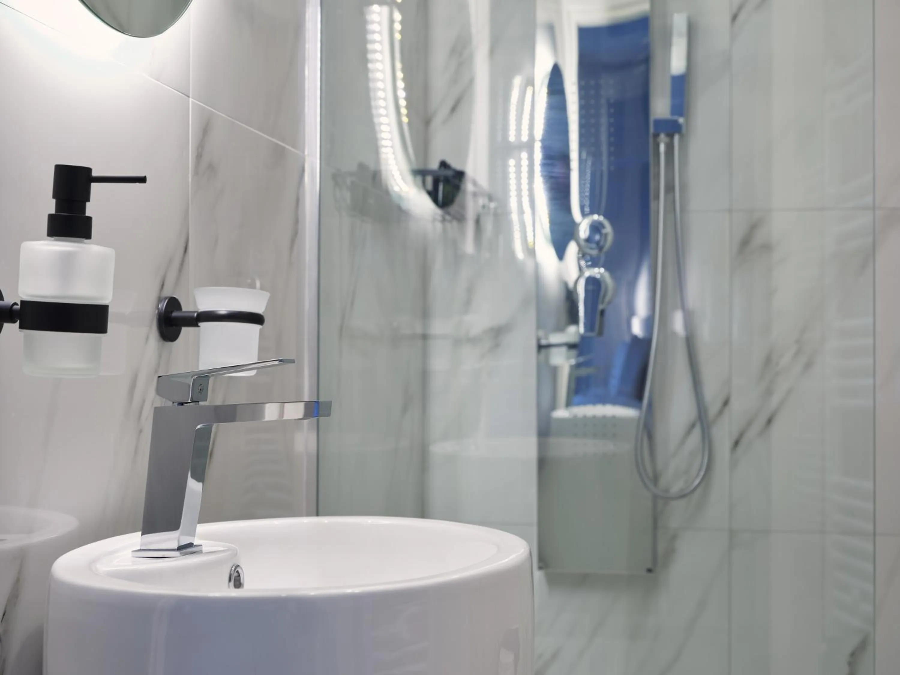 Bathroom in Athens Project Luxury Apartments