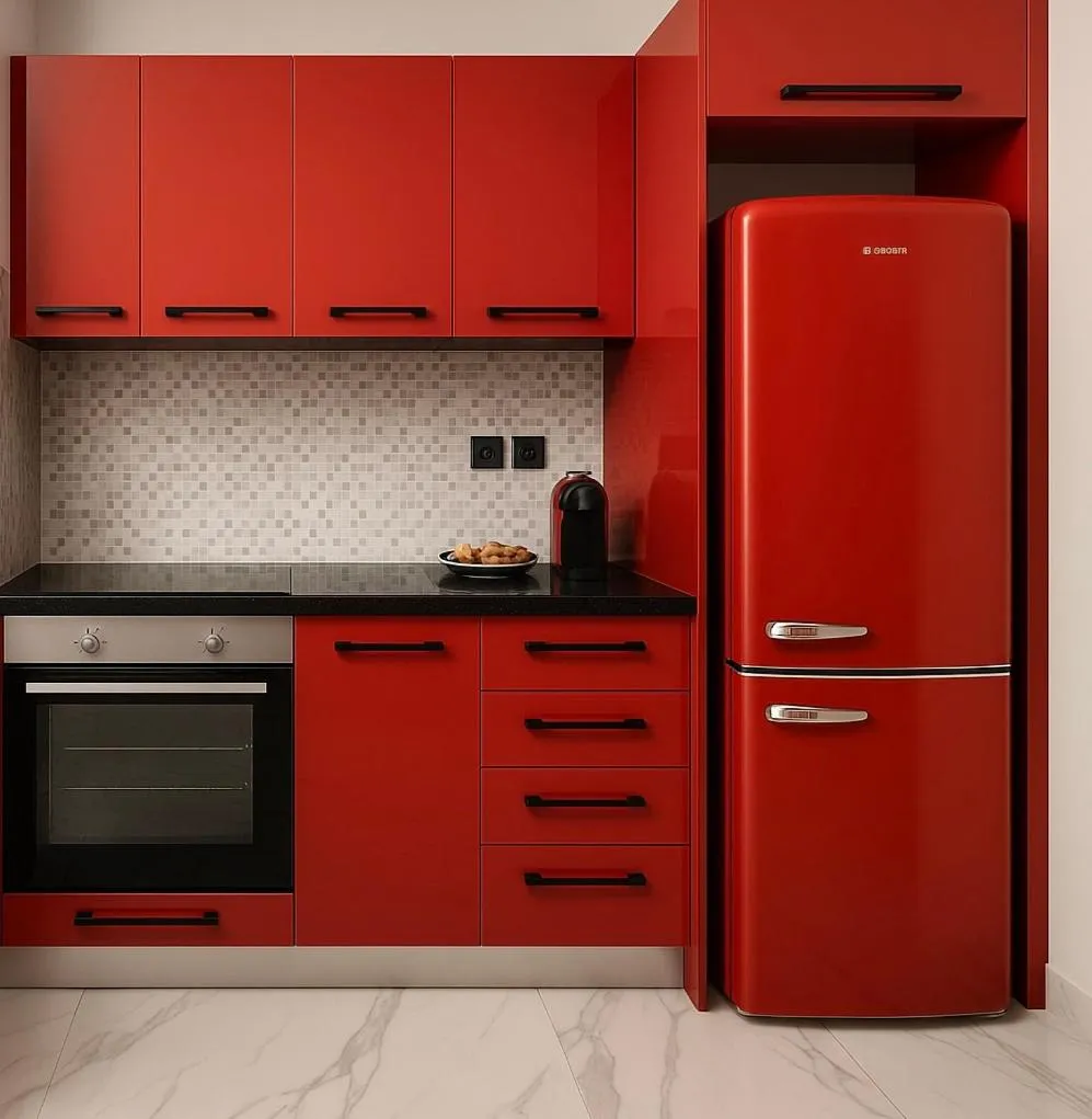 Kitchen or kitchenette in Athens Project Luxury Apartments