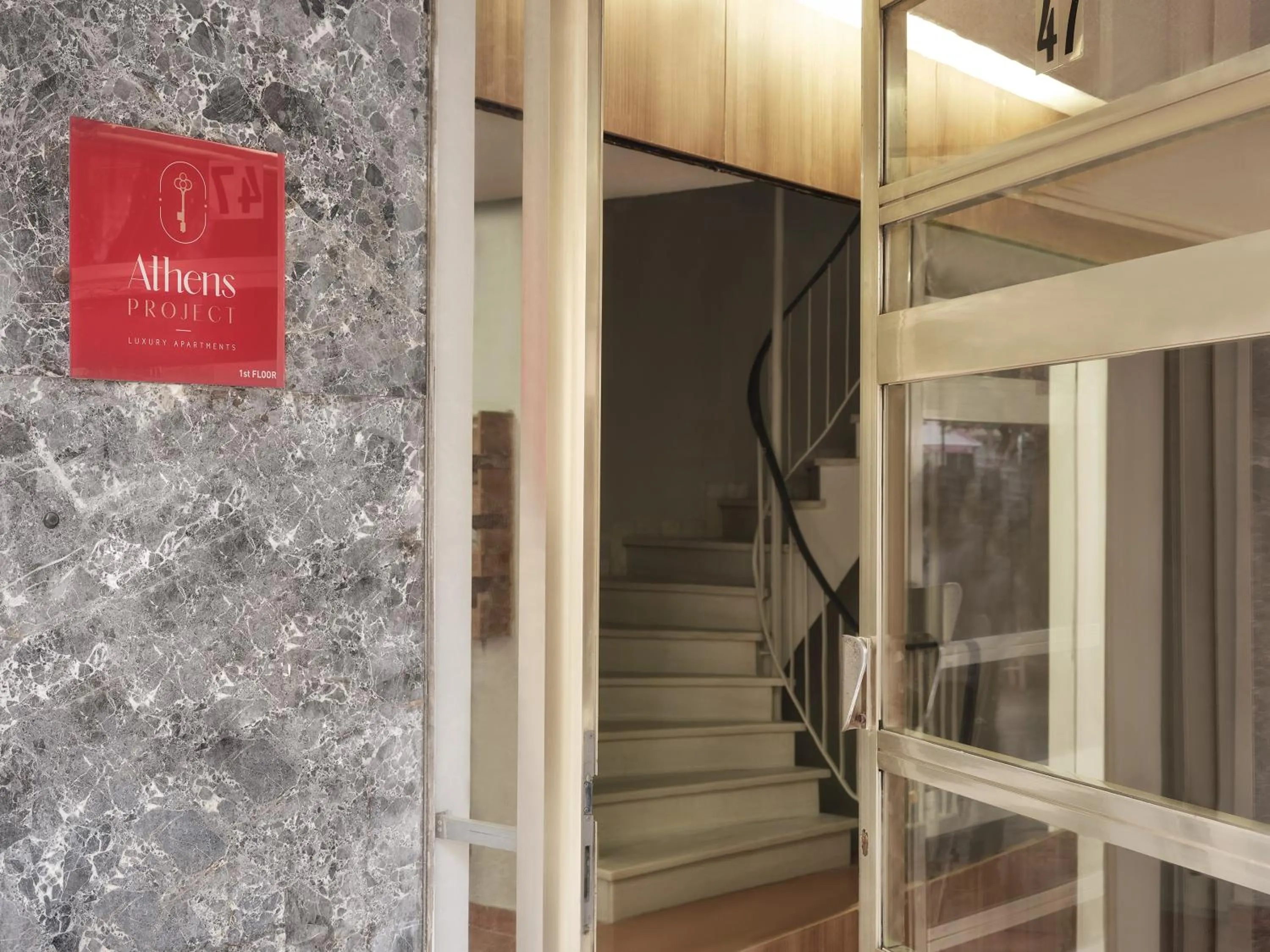 Facade/entrance in Athens Project Luxury Apartments