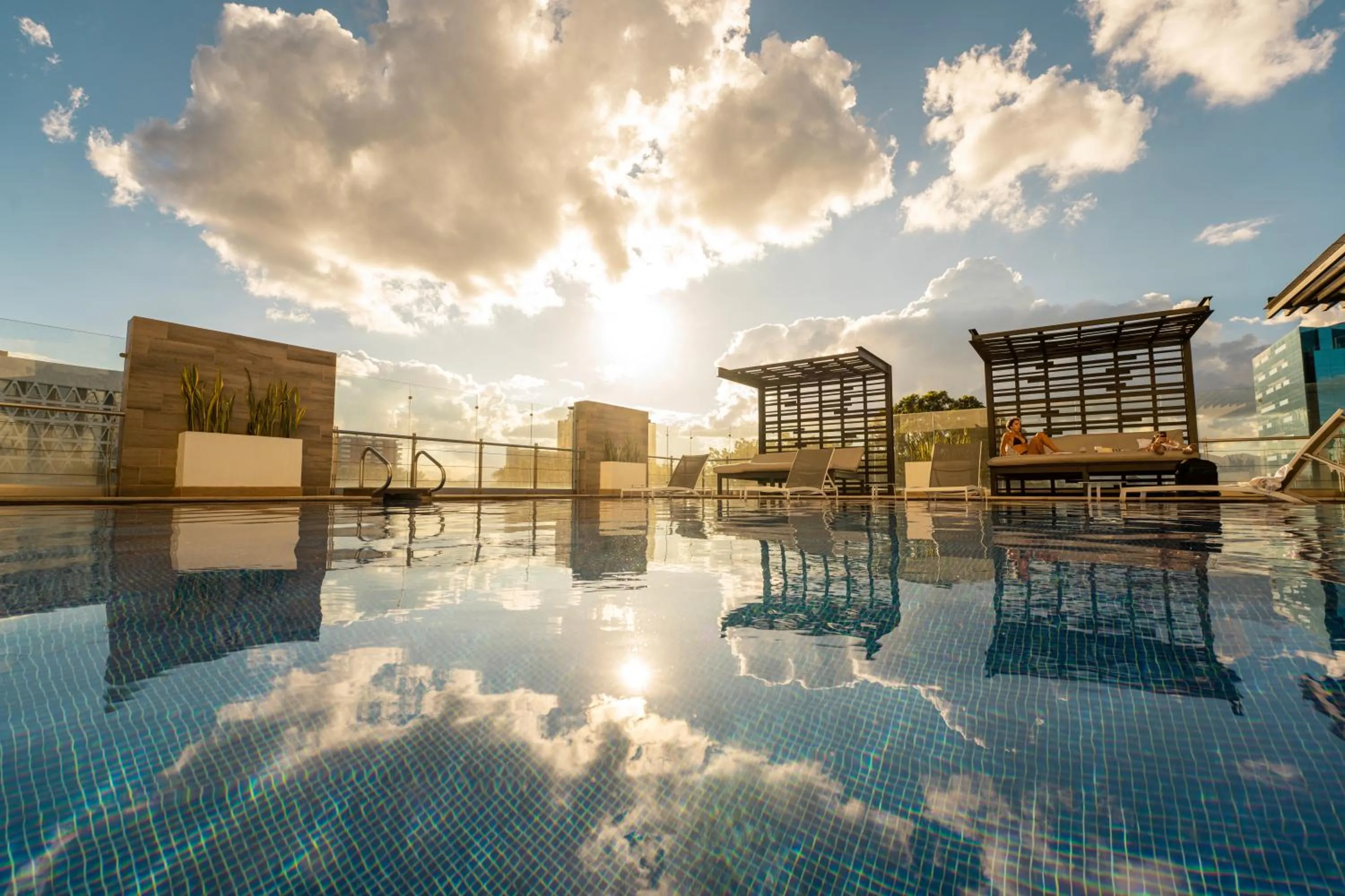 Swimming pool in Holiday Inn Guatemala by IHG