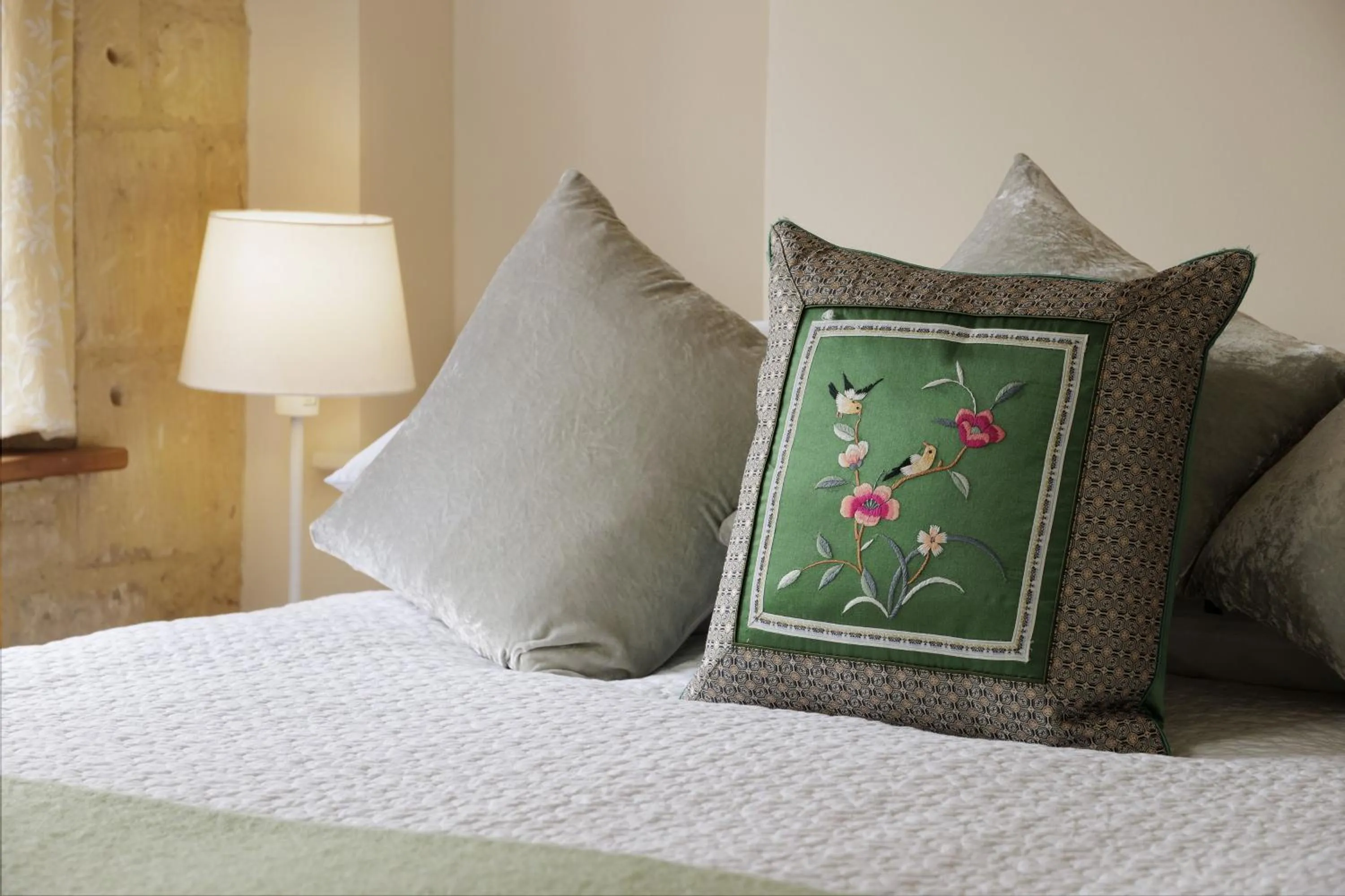 Property building, Bed in The Carriage House