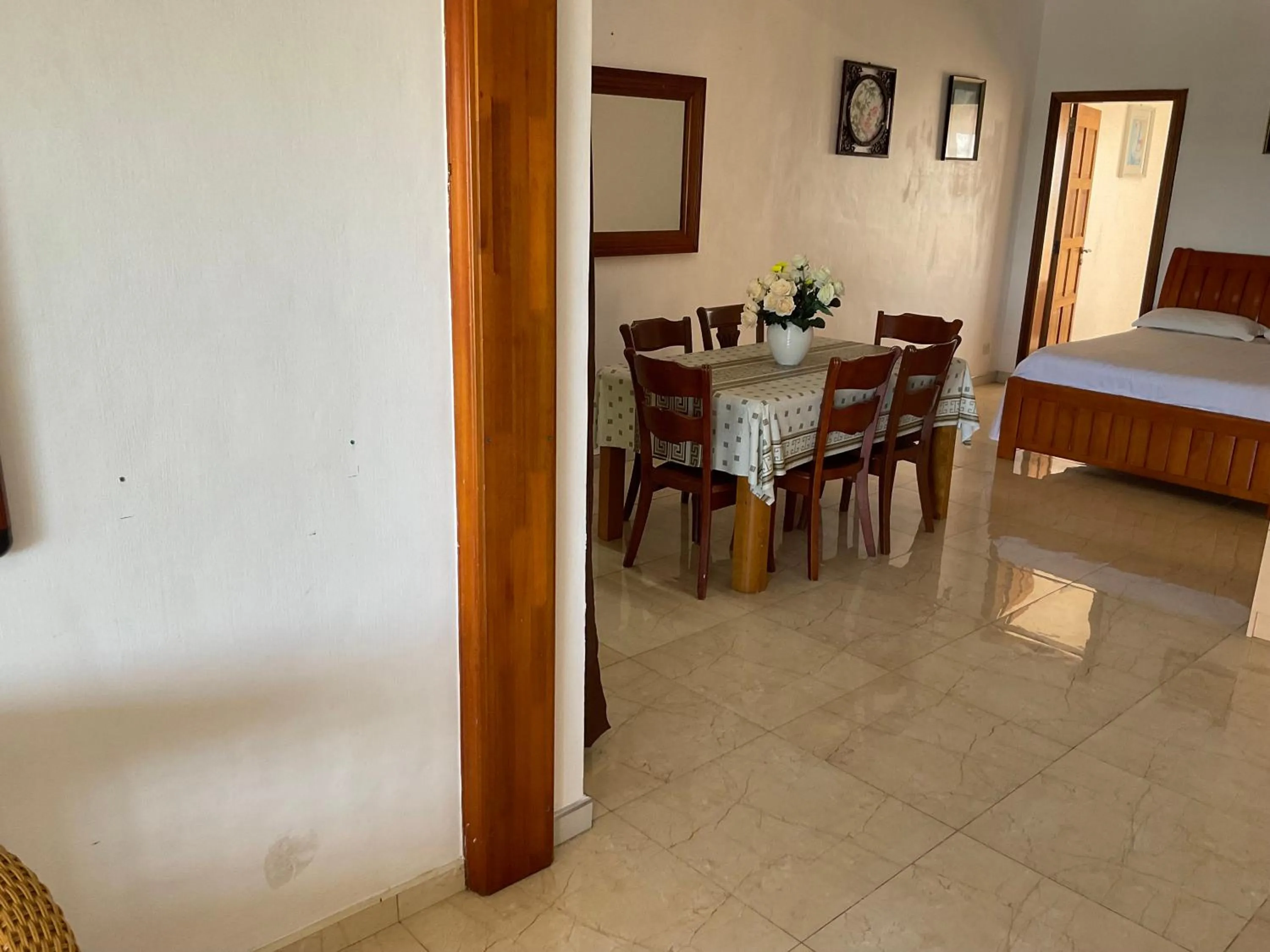 Bed in Blue Bay Holiday Resort